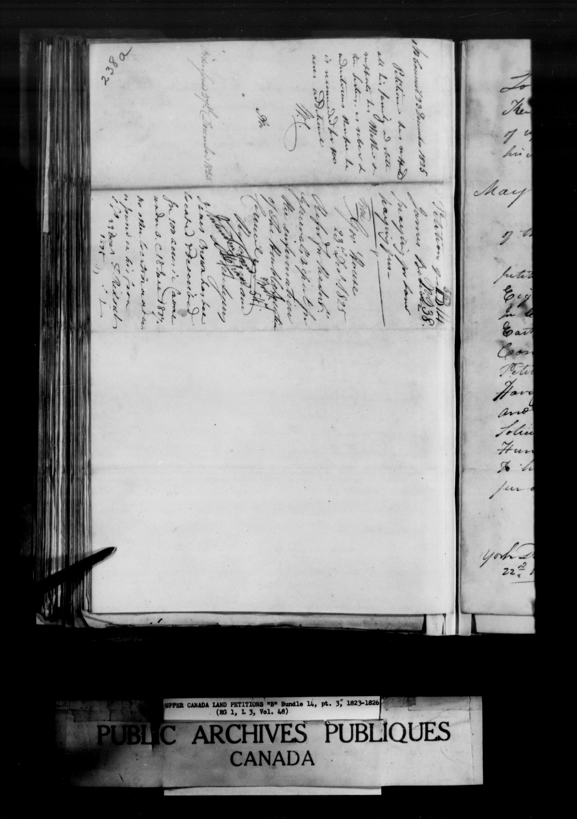Title: Upper Canada Land Petitions (1763-1865) - Mikan Number: 205131 - Microform: c-1627