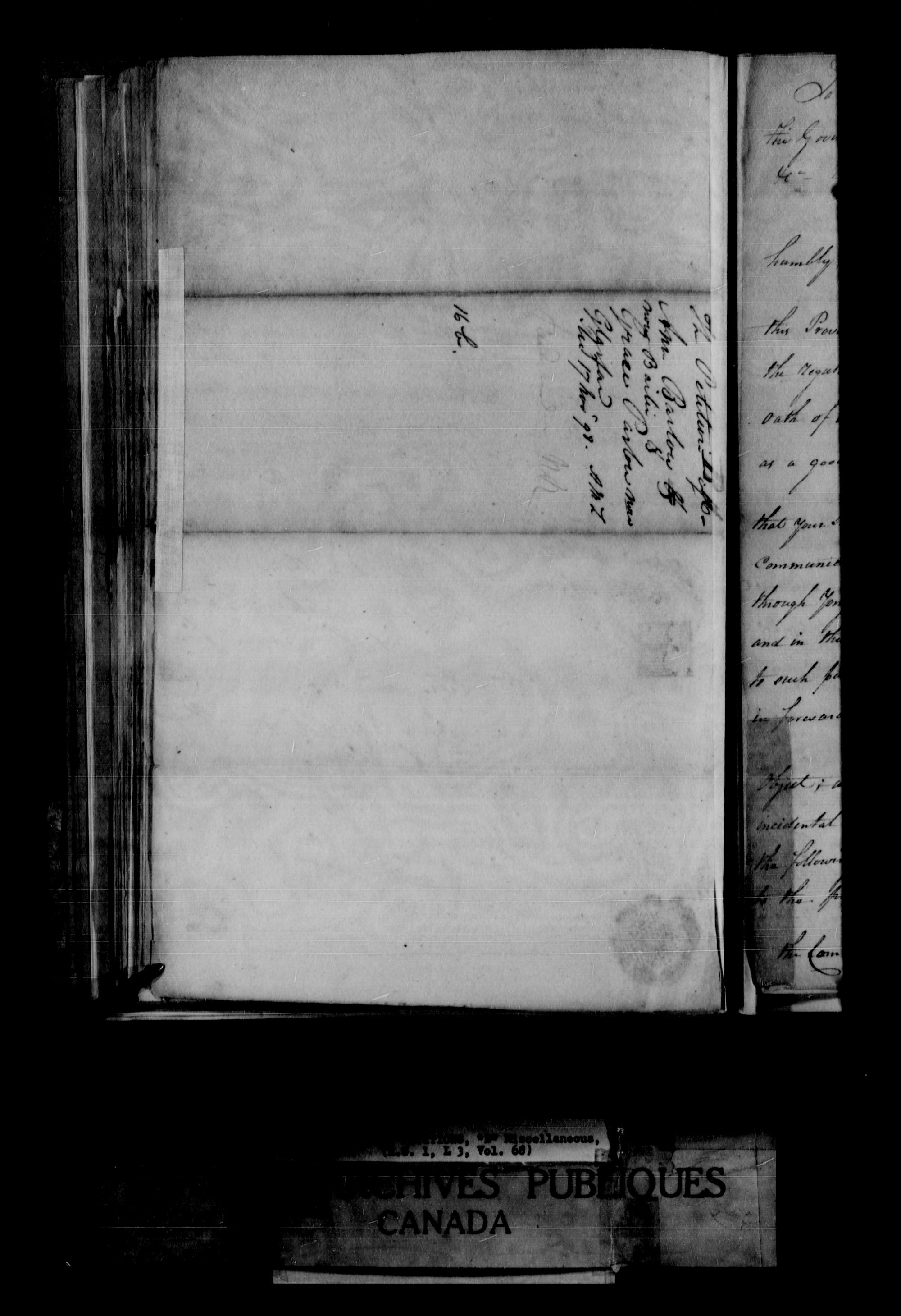 Title: Upper Canada Land Petitions (1763-1865) - Mikan Number: 205131 - Microform: c-1635