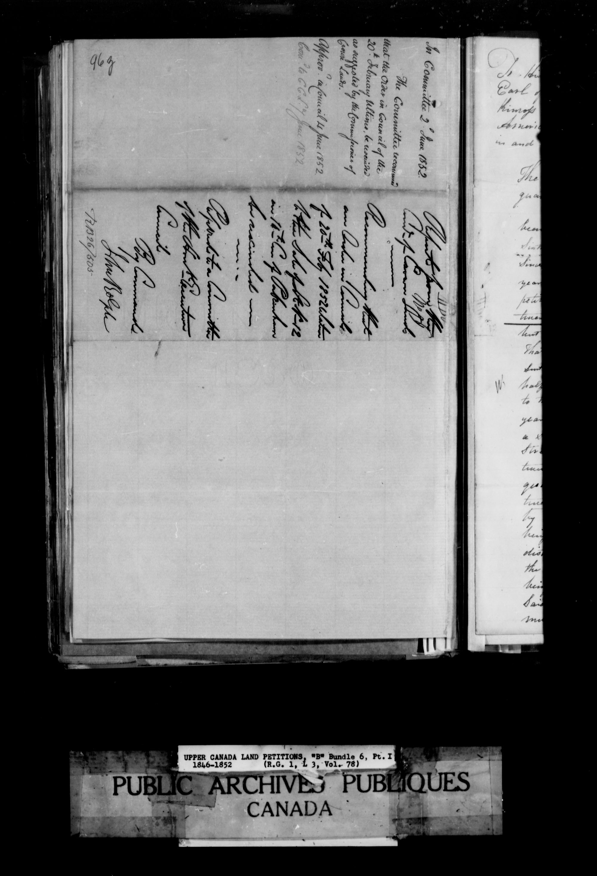 Title: Upper Canada Land Petitions (1763-1865) - Mikan Number: 205131 - Microform: c-1641