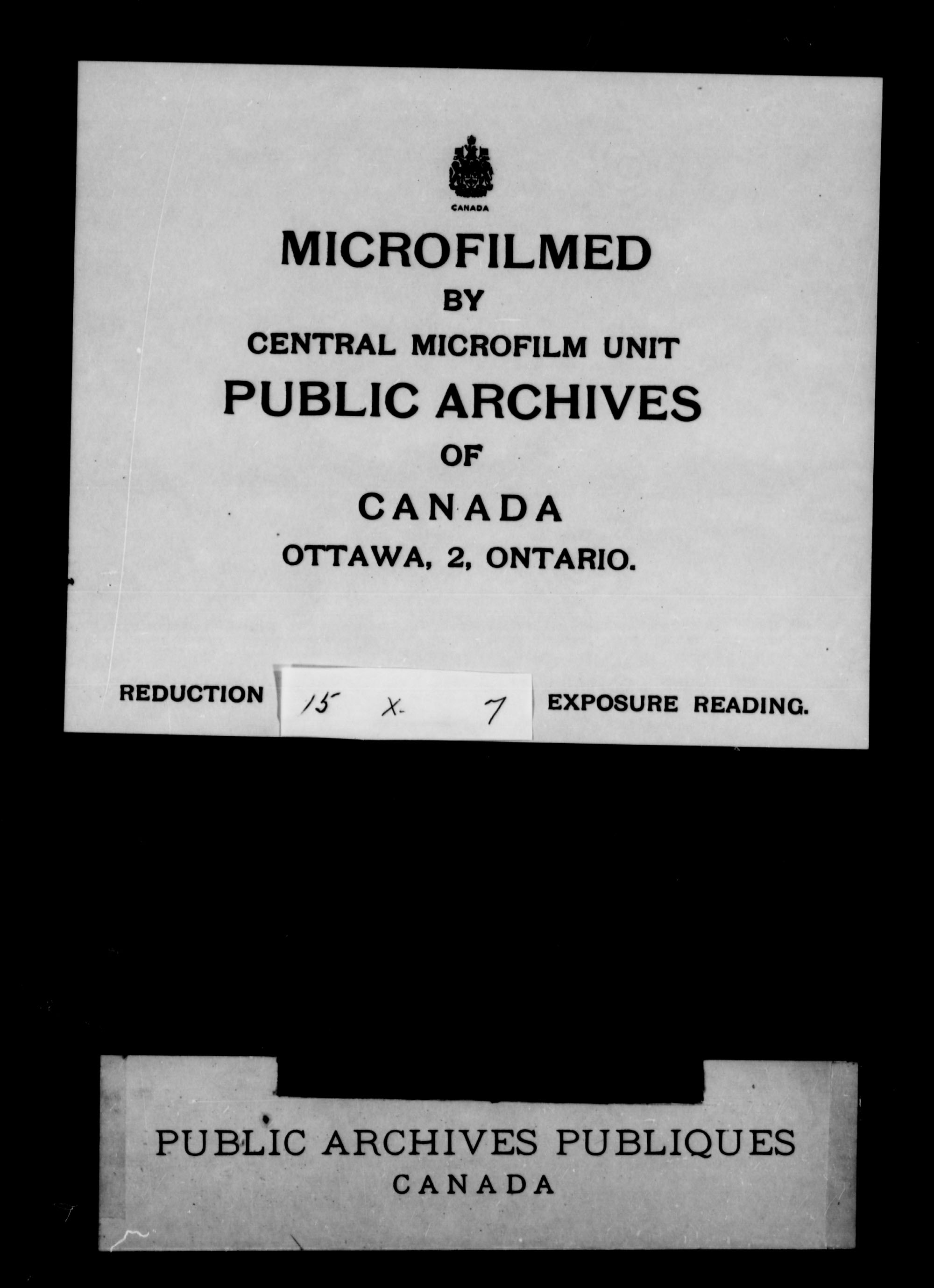 Title: Upper Canada Land Petitions (1763-1865) - Mikan Number: 205131 - Microform: c-1723