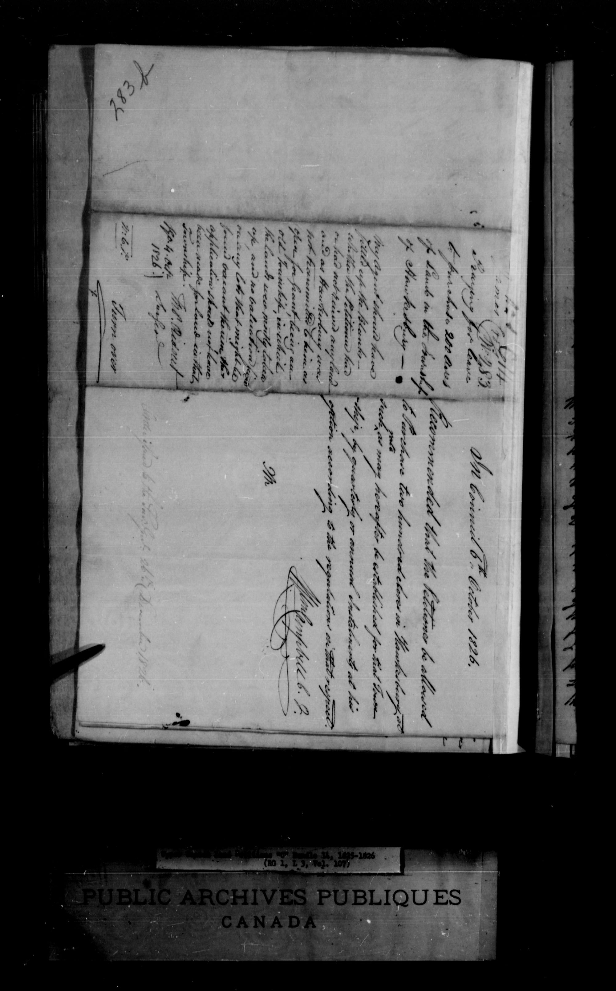 Title: Upper Canada Land Petitions (1763-1865) - Mikan Number: 205131 - Microform: c-1724