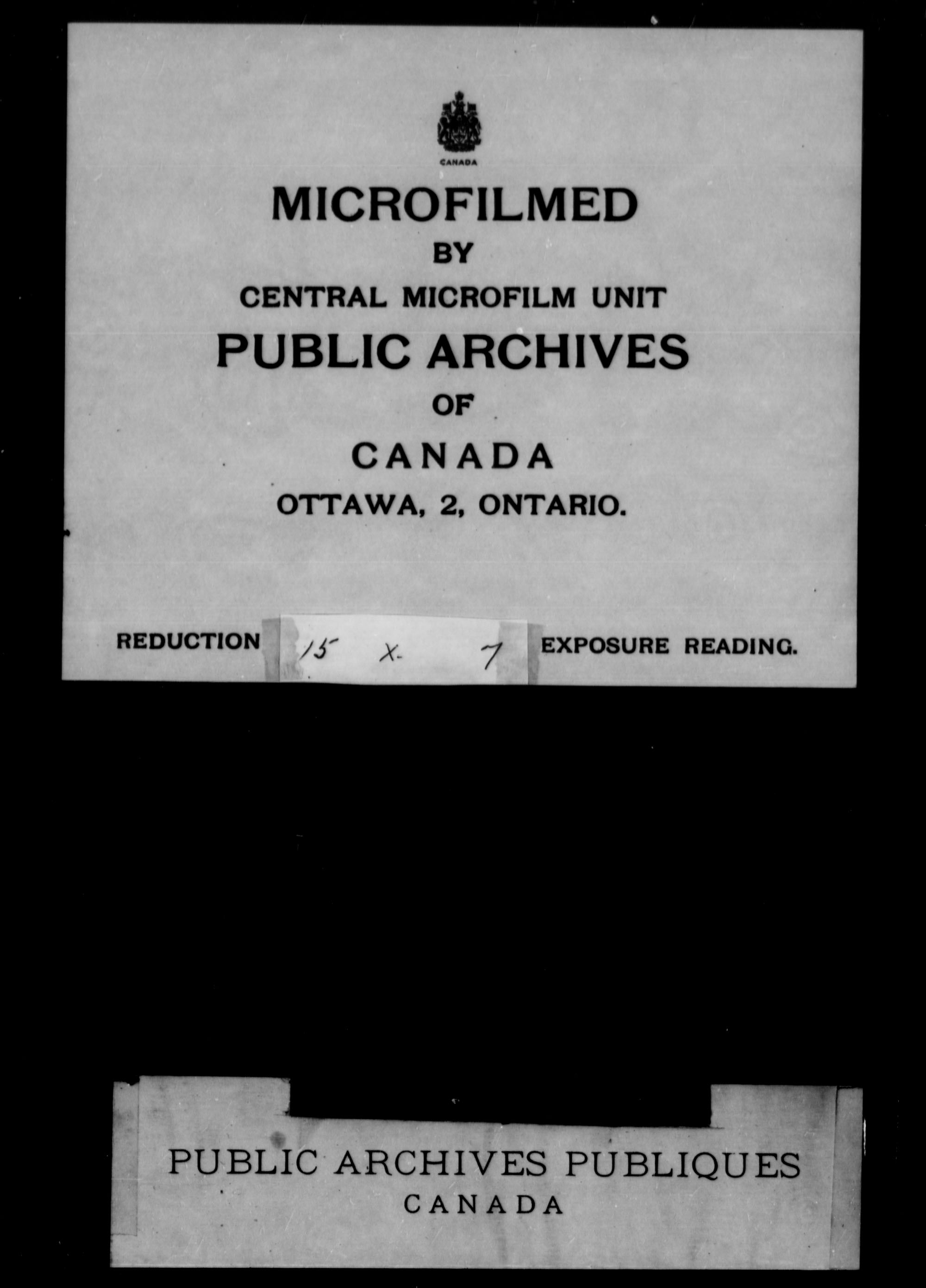 Titre : Demandes de terres du Haut-Canada (1763-1865) - N d'enregistrement Mikan : 205131 - Microforme : c-1728