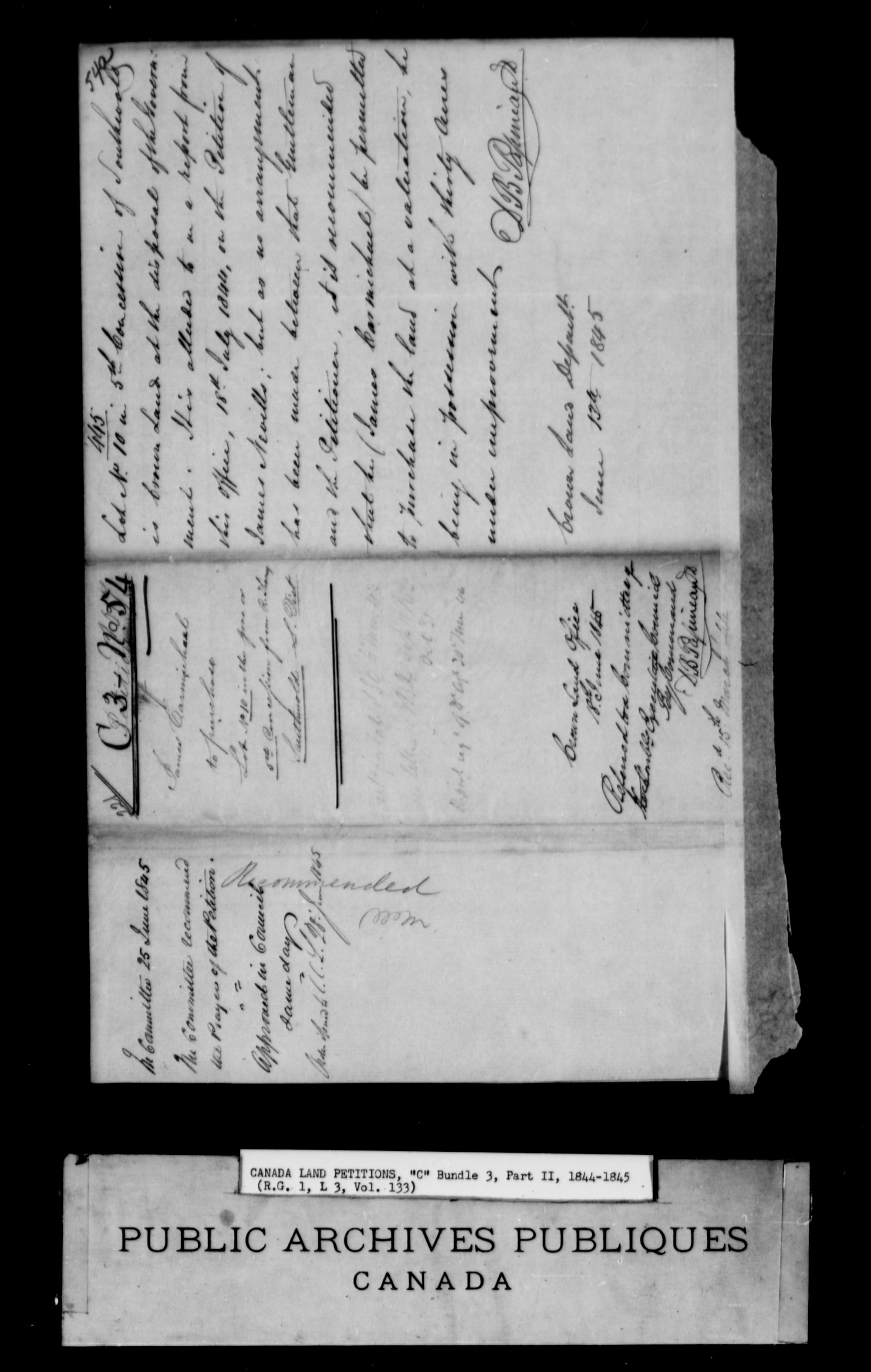 Title: Upper Canada Land Petitions (1763-1865) - Mikan Number: 205131 - Microform: c-1734
