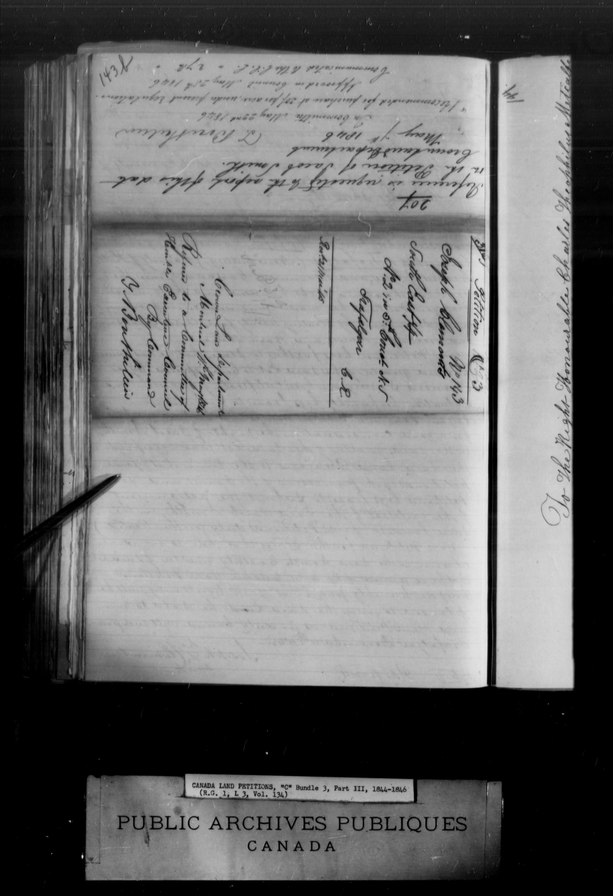 Title: Upper Canada Land Petitions (1763-1865) - Mikan Number: 205131 - Microform: c-1735