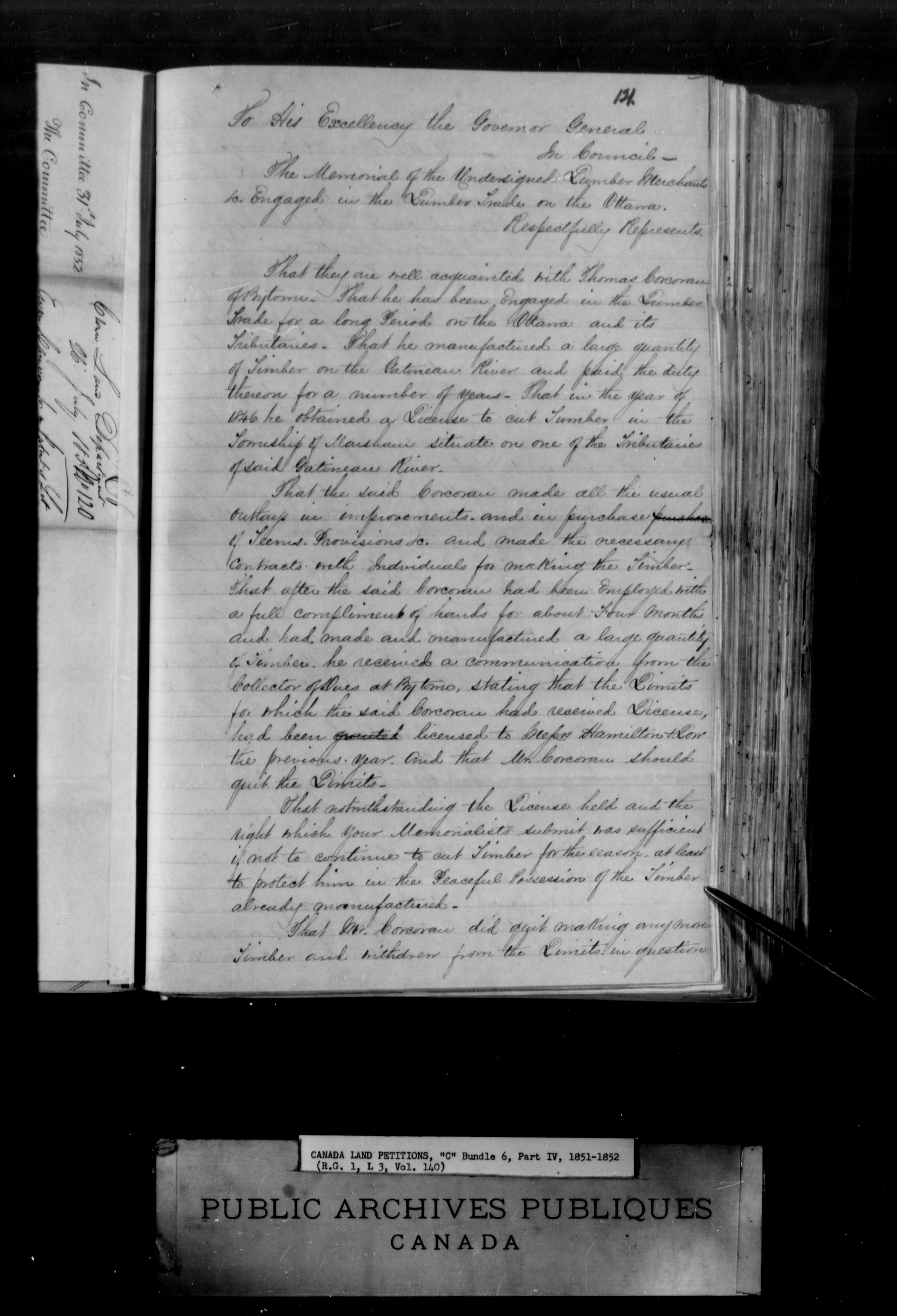 Title: Upper Canada Land Petitions (1763-1865) - Mikan Number: 205131 - Microform: c-1738