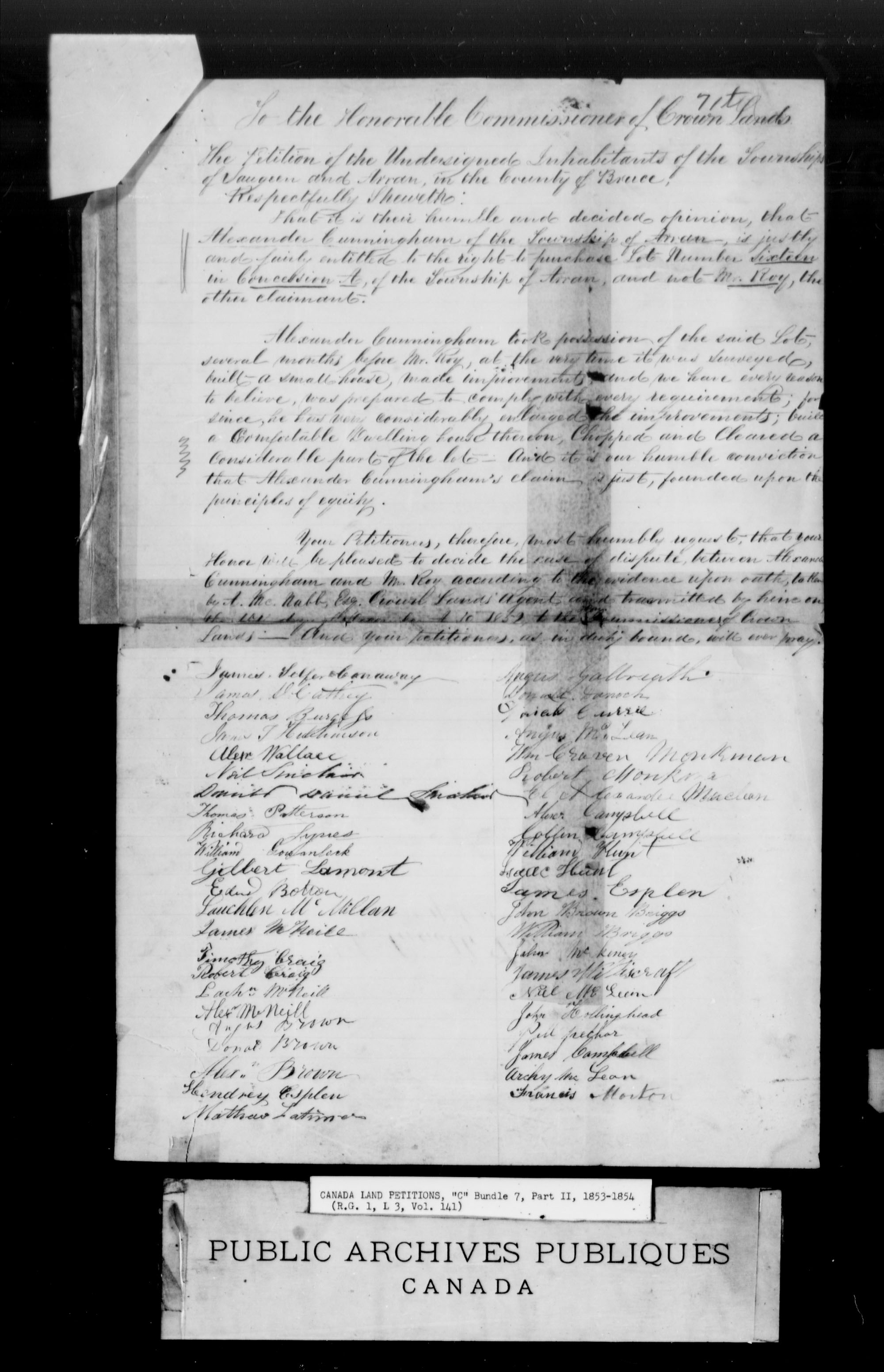 Title: Upper Canada Land Petitions (1763-1865) - Mikan Number: 205131 - Microform: c-1738