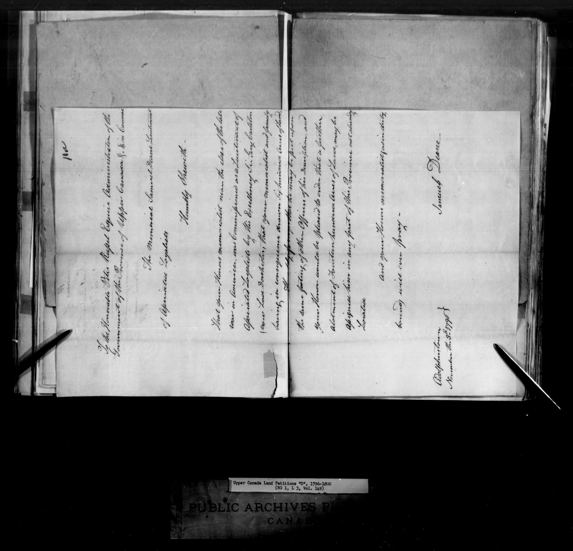 Title: Upper Canada Land Petitions (1763-1865) - Mikan Number: 205131 - Microform: c-1742