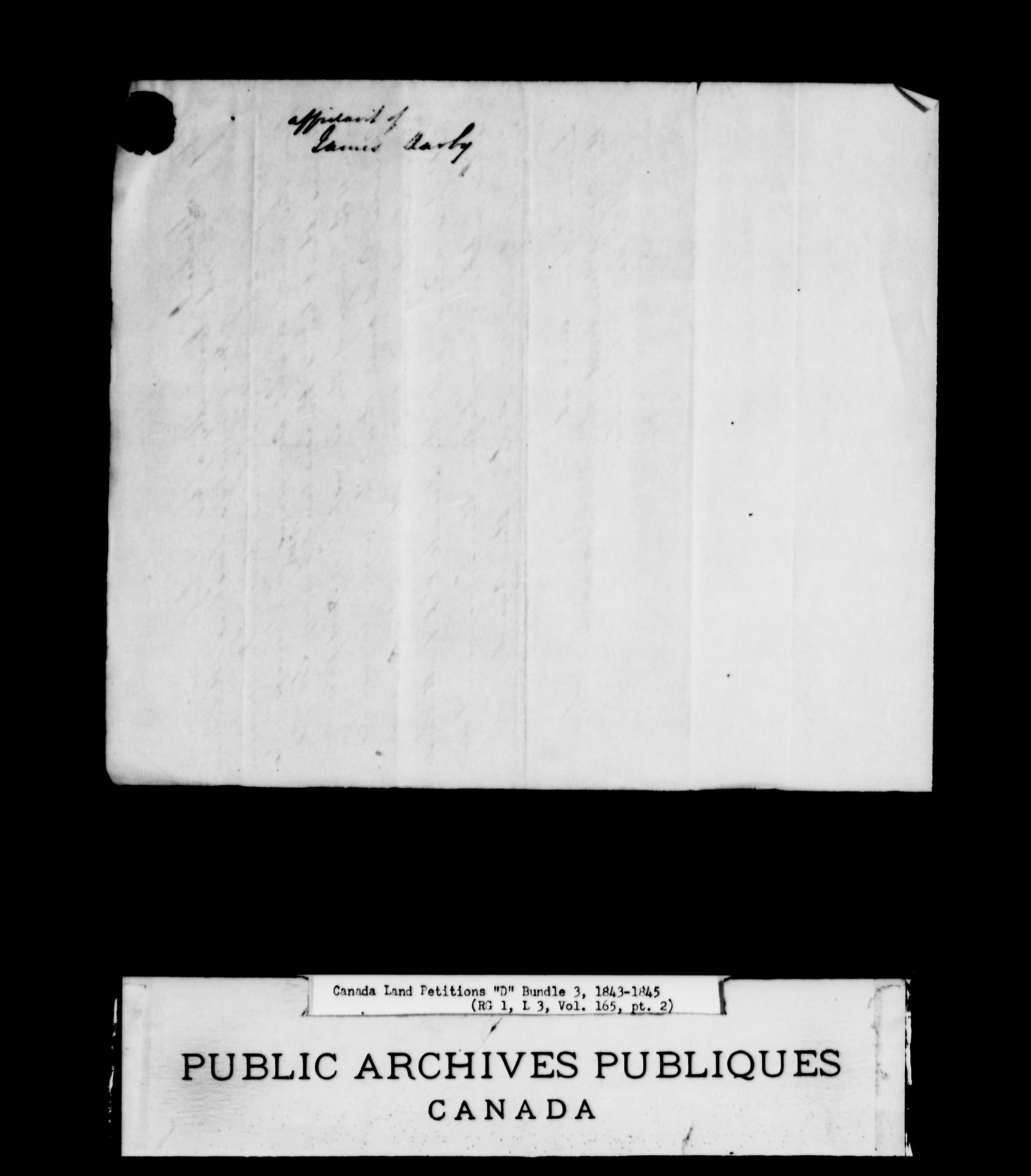 Title: Upper Canada Land Petitions (1763-1865) - Mikan Number: 205131 - Microform: c-1880