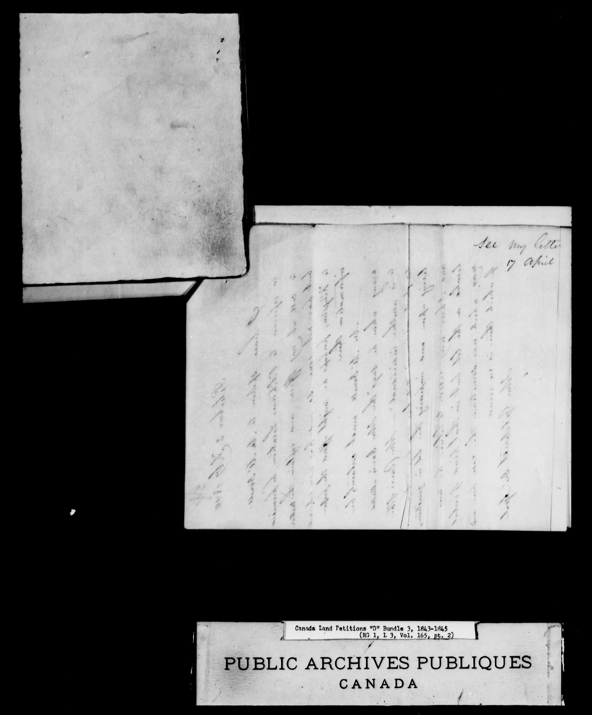 Title: Upper Canada Land Petitions (1763-1865) - Mikan Number: 205131 - Microform: c-1880