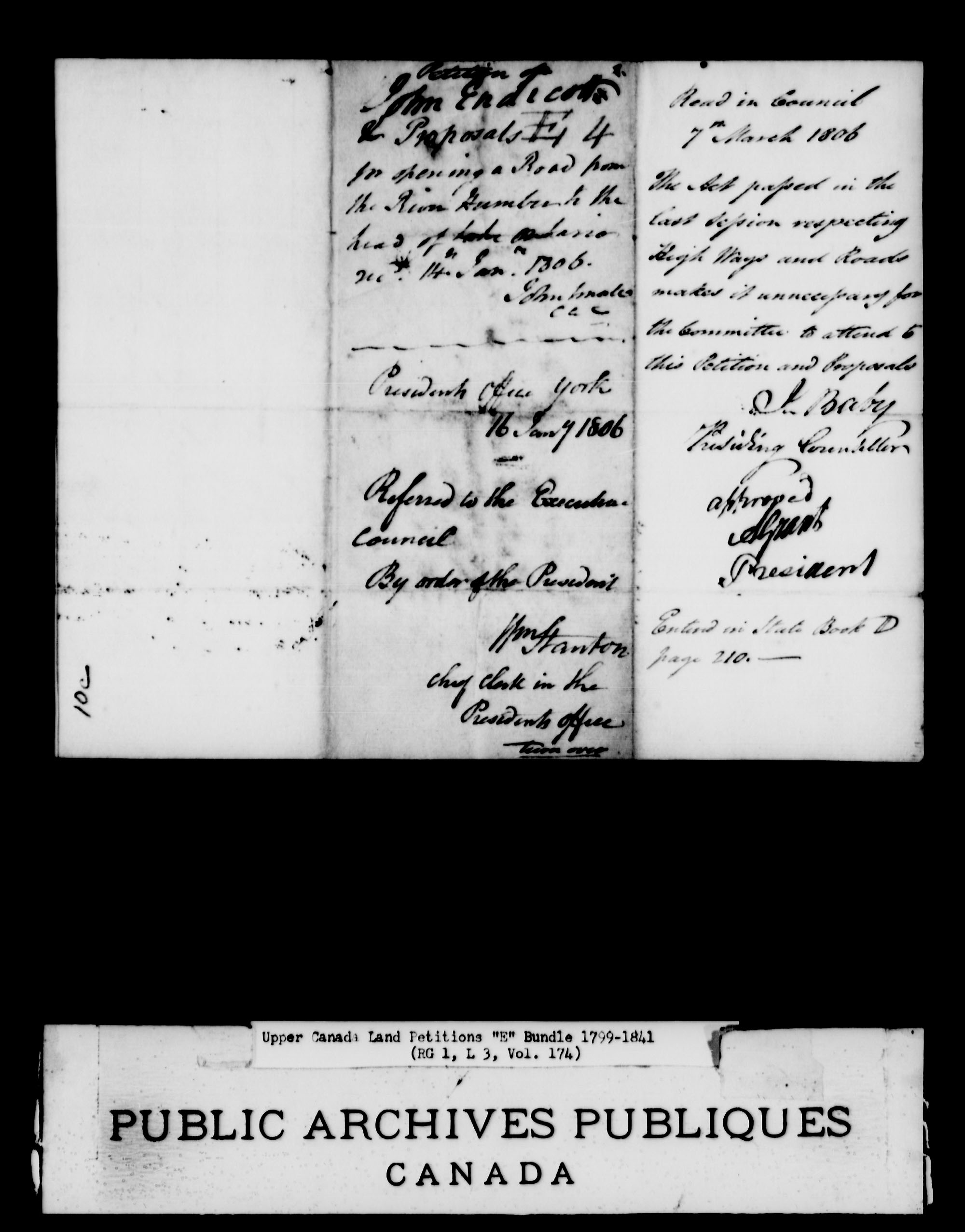 Title: Upper Canada Land Petitions (1763-1865) - Mikan Number: 205131 - Microform: c-1887