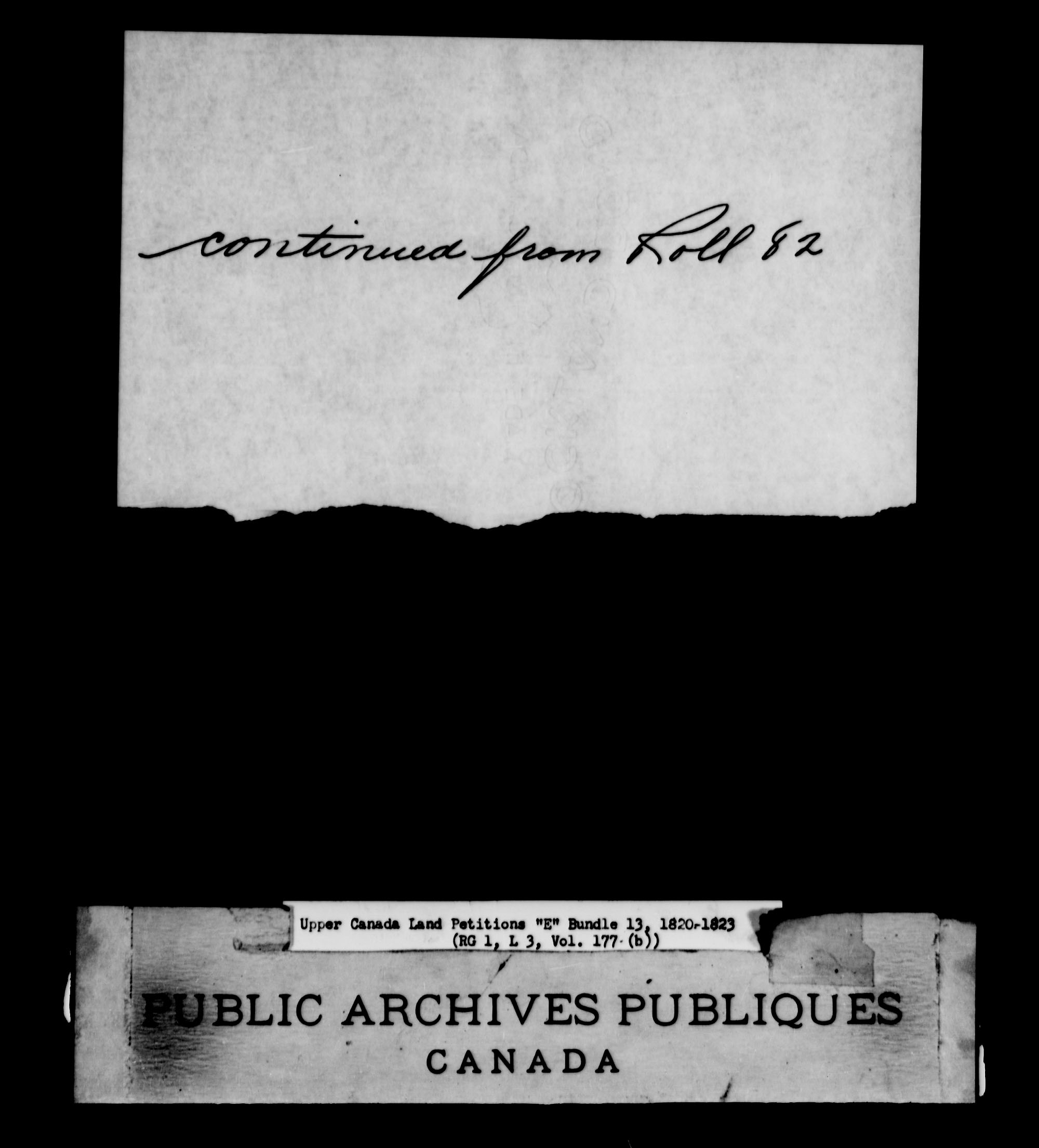 Titre : Demandes de terres du Haut-Canada (1763-1865) - N d'enregistrement Mikan : 205131 - Microforme : c-1889