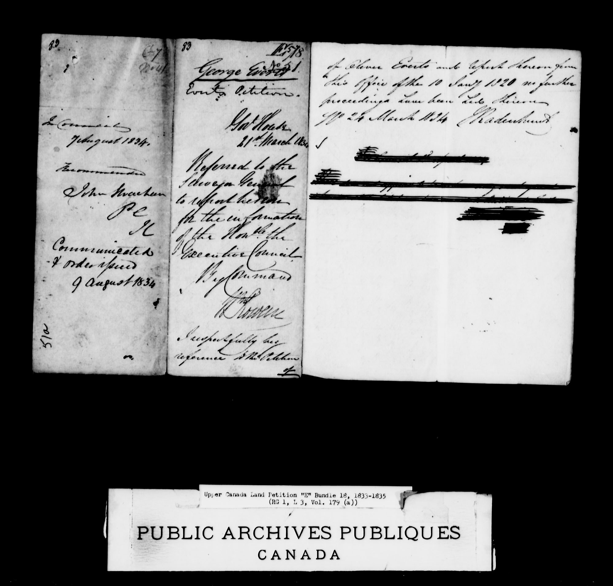 Title: Upper Canada Land Petitions (1763-1865) - Mikan Number: 205131 - Microform: c-1890