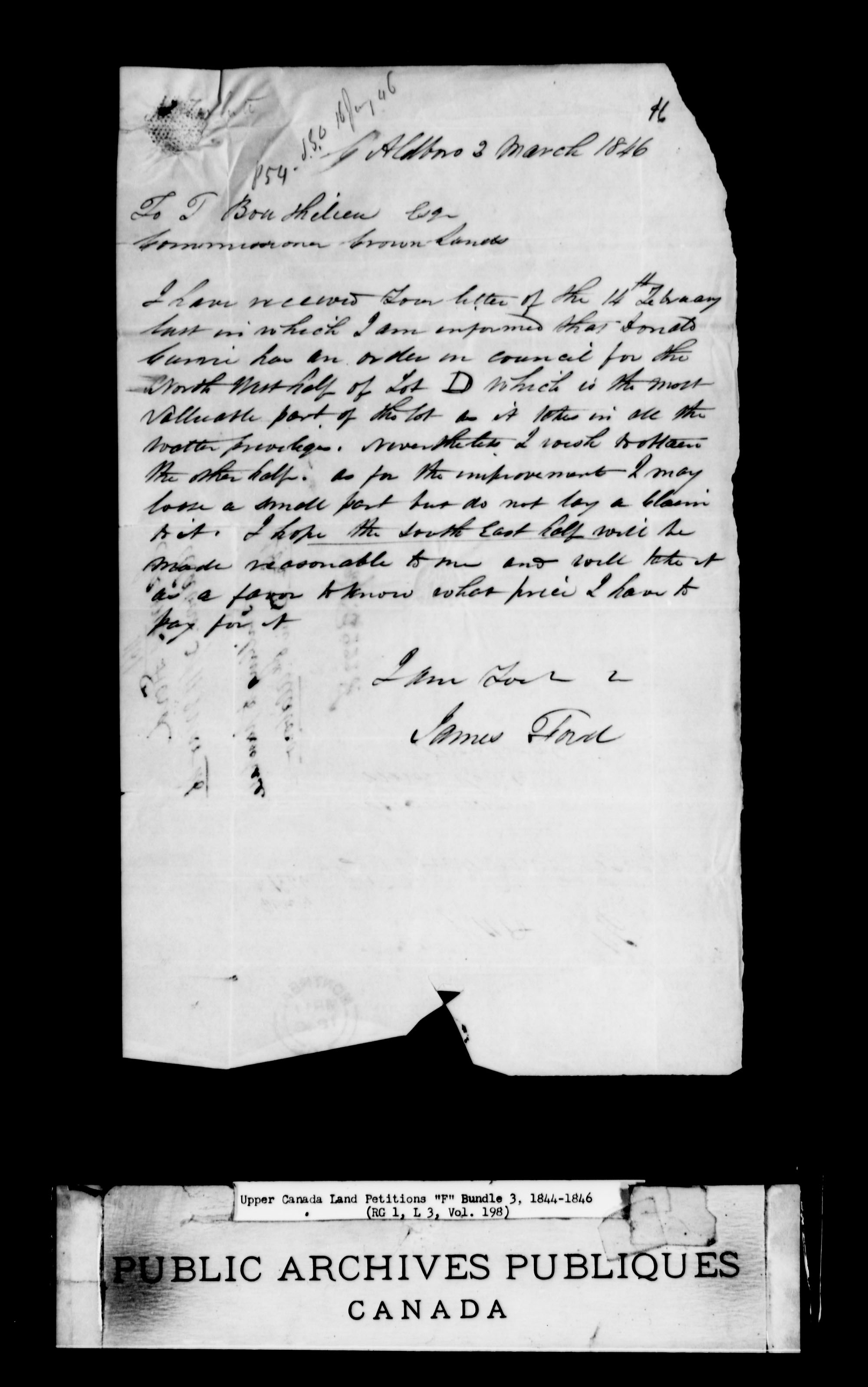 Title: Upper Canada Land Petitions (1763-1865) - Mikan Number: 205131 - Microform: c-2024