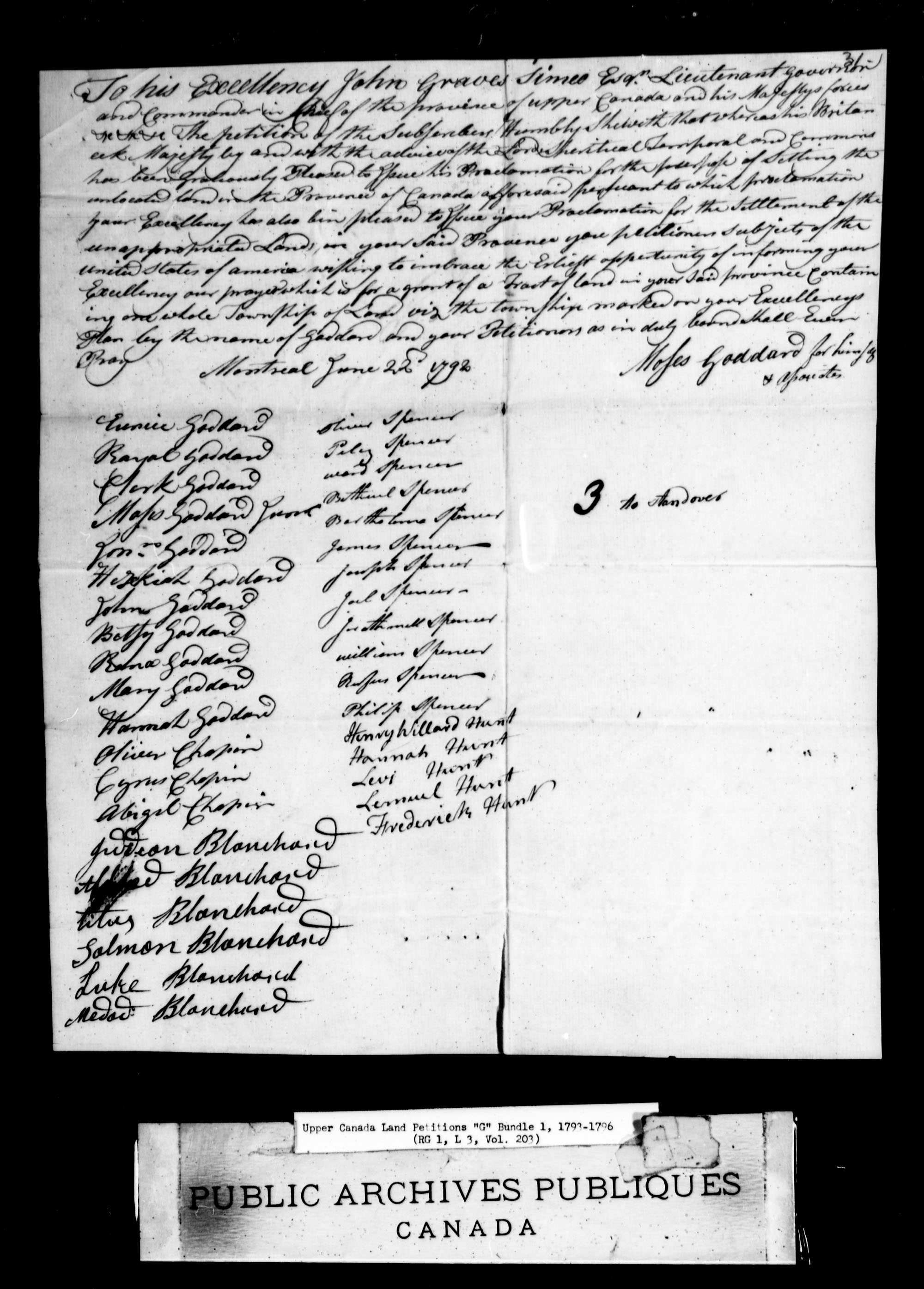 Title: Upper Canada Land Petitions (1763-1865) - Mikan Number: 205131 - Microform: c-2027