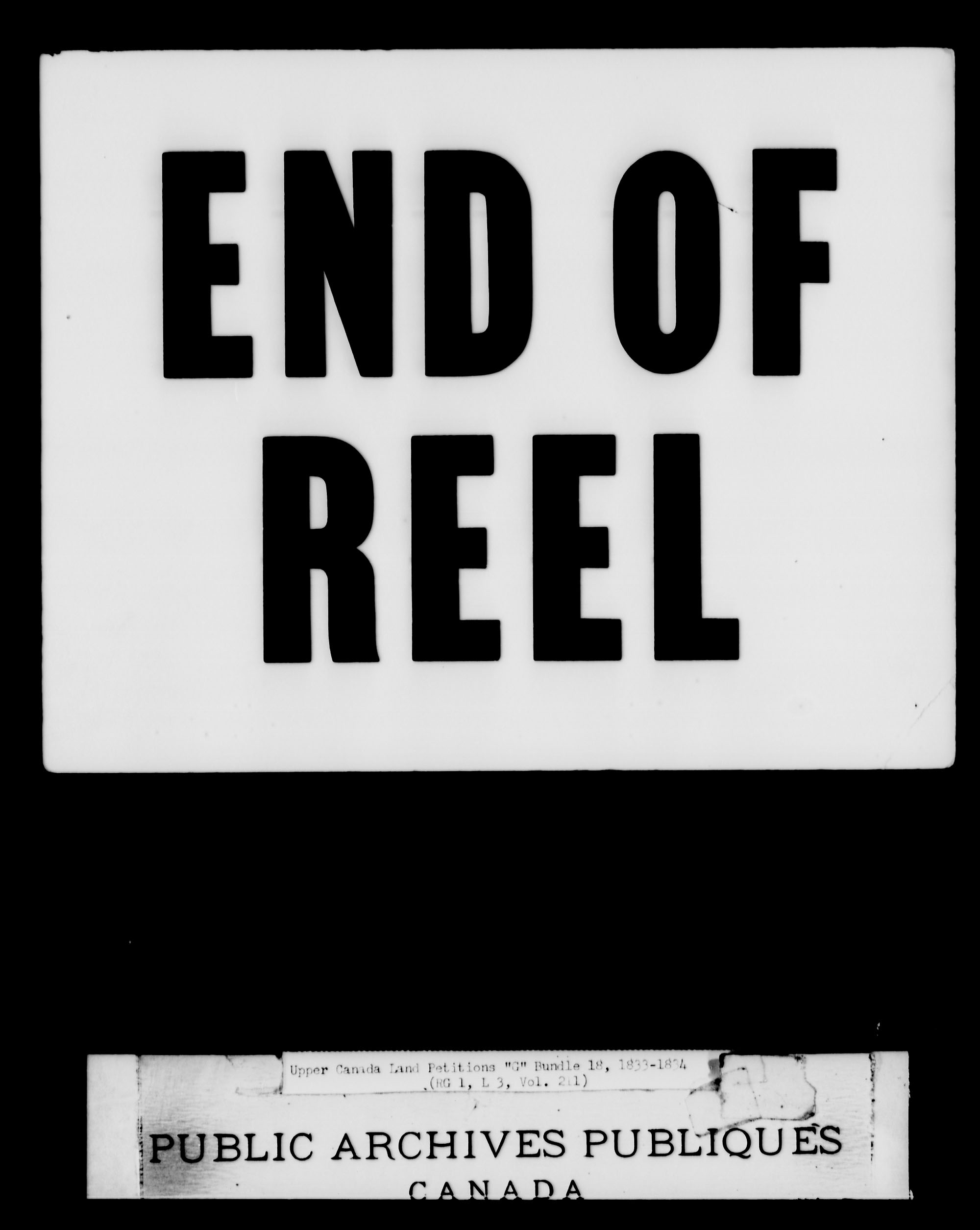 Title: Upper Canada Land Petitions (1763-1865) - Mikan Number: 205131 - Microform: c-2033