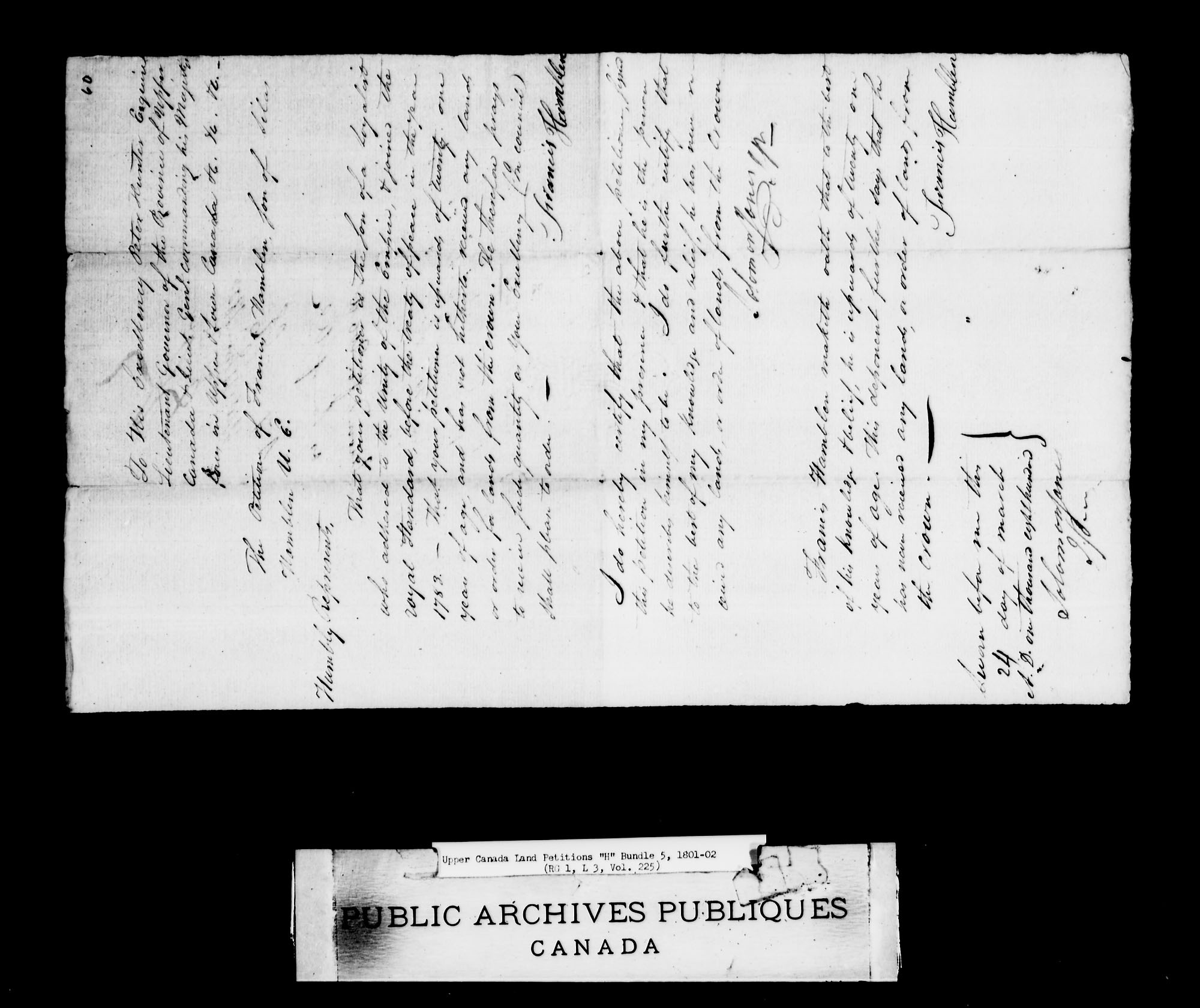 Title: Upper Canada Land Petitions (1763-1865) - Mikan Number: 205131 - Microform: c-2044