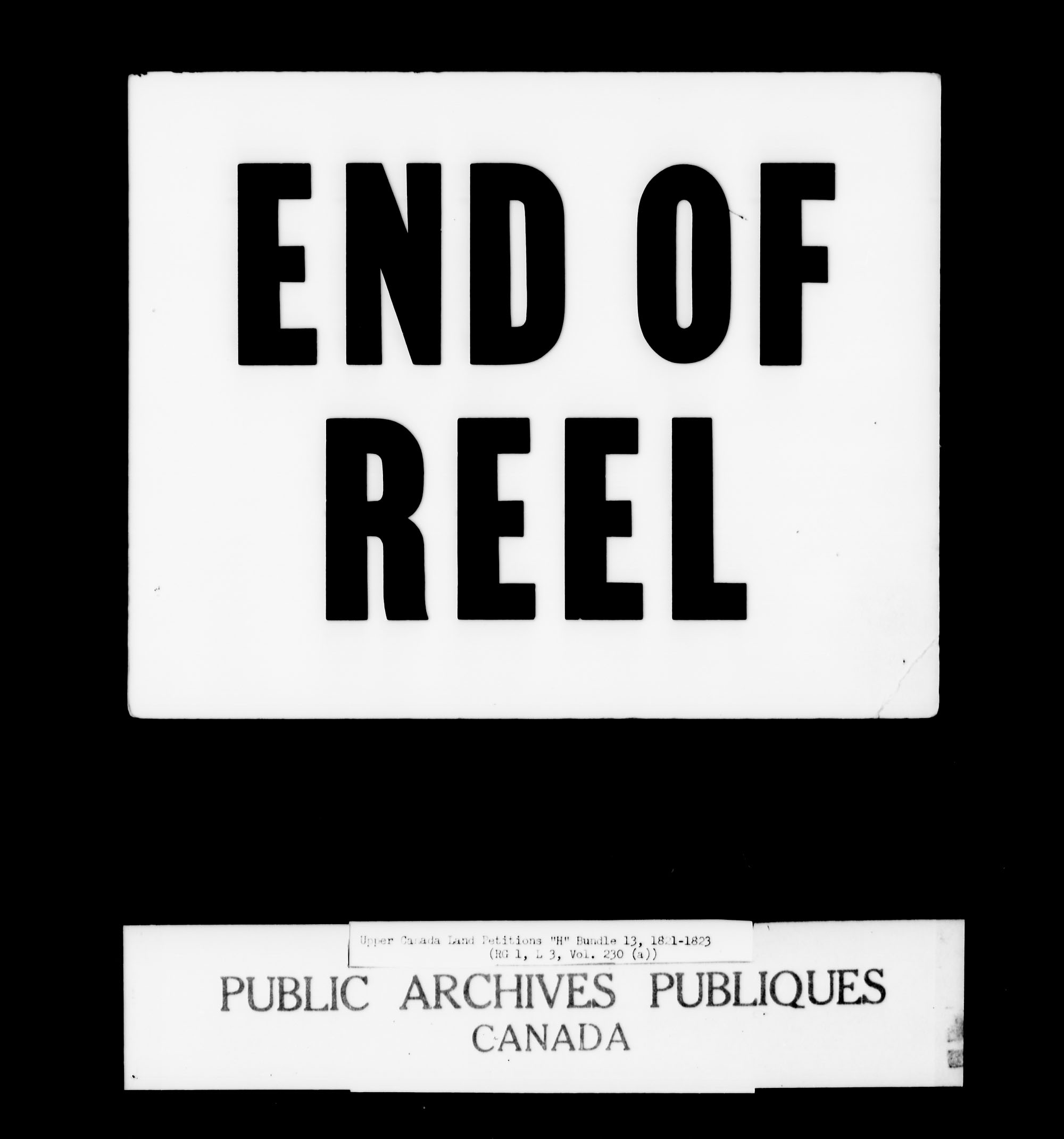 Title: Upper Canada Land Petitions (1763-1865) - Mikan Number: 205131 - Microform: c-2048