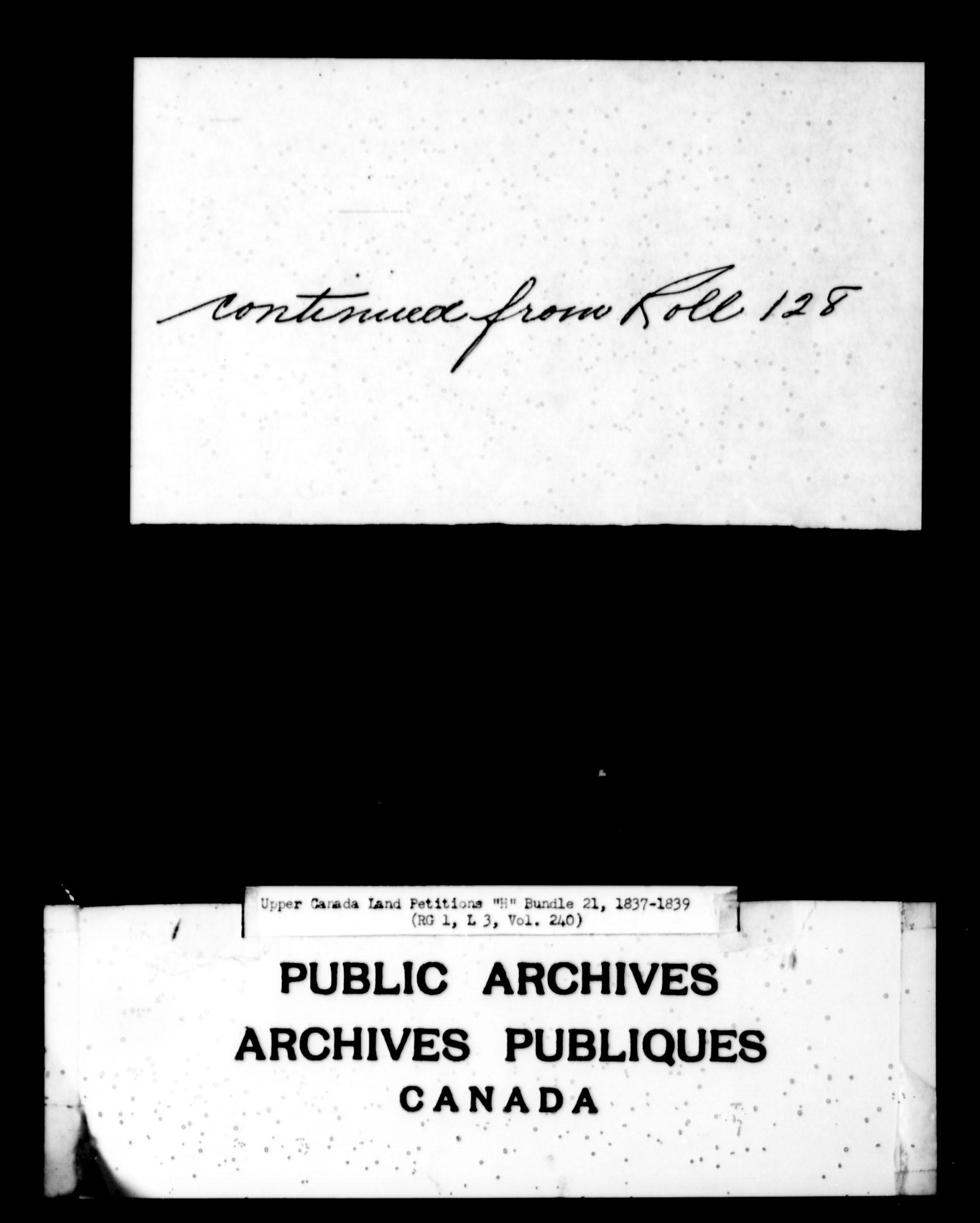Title: Upper Canada Land Petitions (1763-1865) - Mikan Number: 205131 - Microform: c-2097