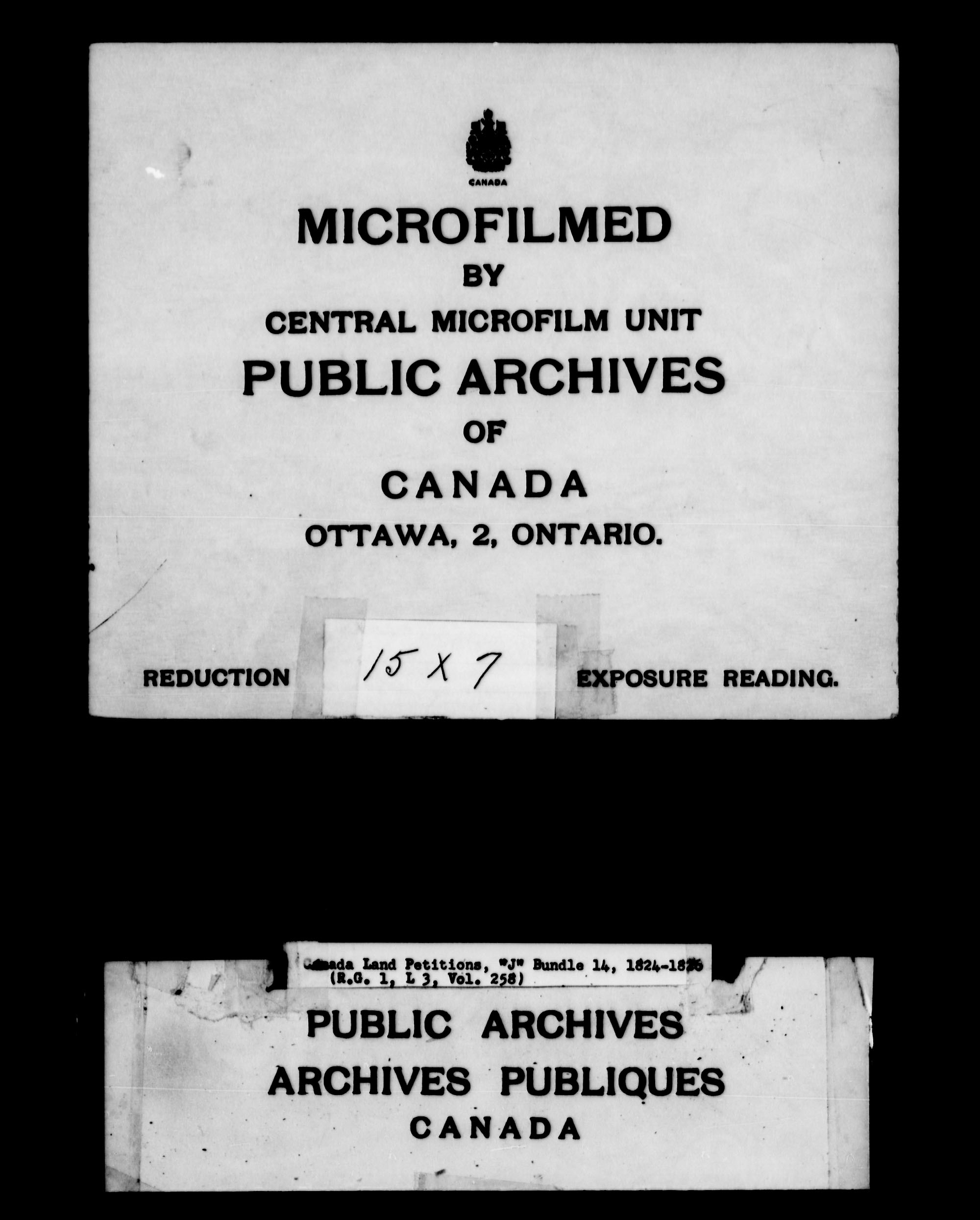 Title: Upper Canada Land Petitions (1763-1865) - Mikan Number: 205131 - Microform: c-2111