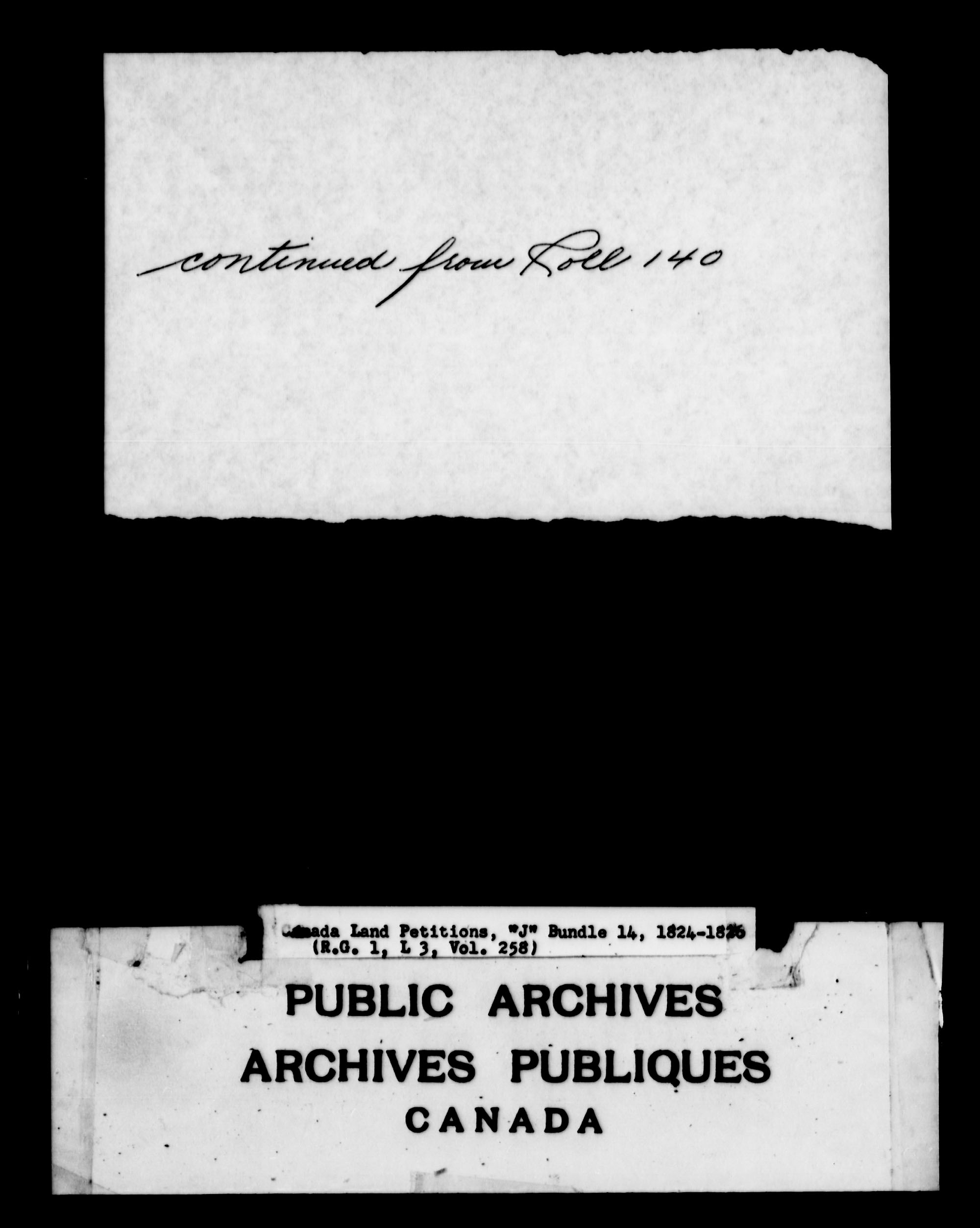 Title: Upper Canada Land Petitions (1763-1865) - Mikan Number: 205131 - Microform: c-2111