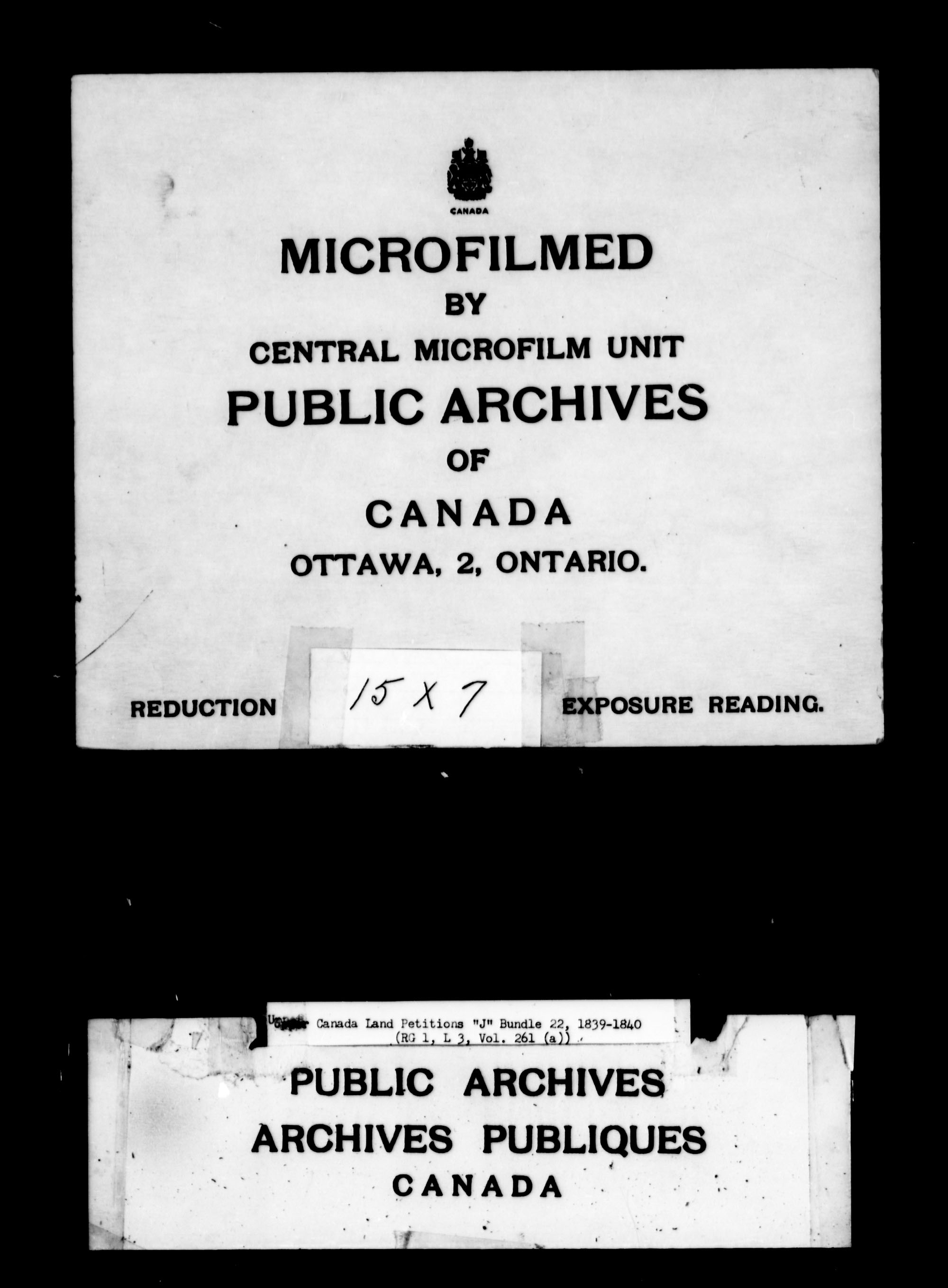 Title: Upper Canada Land Petitions (1763-1865) - Mikan Number: 205131 - Microform: c-2113