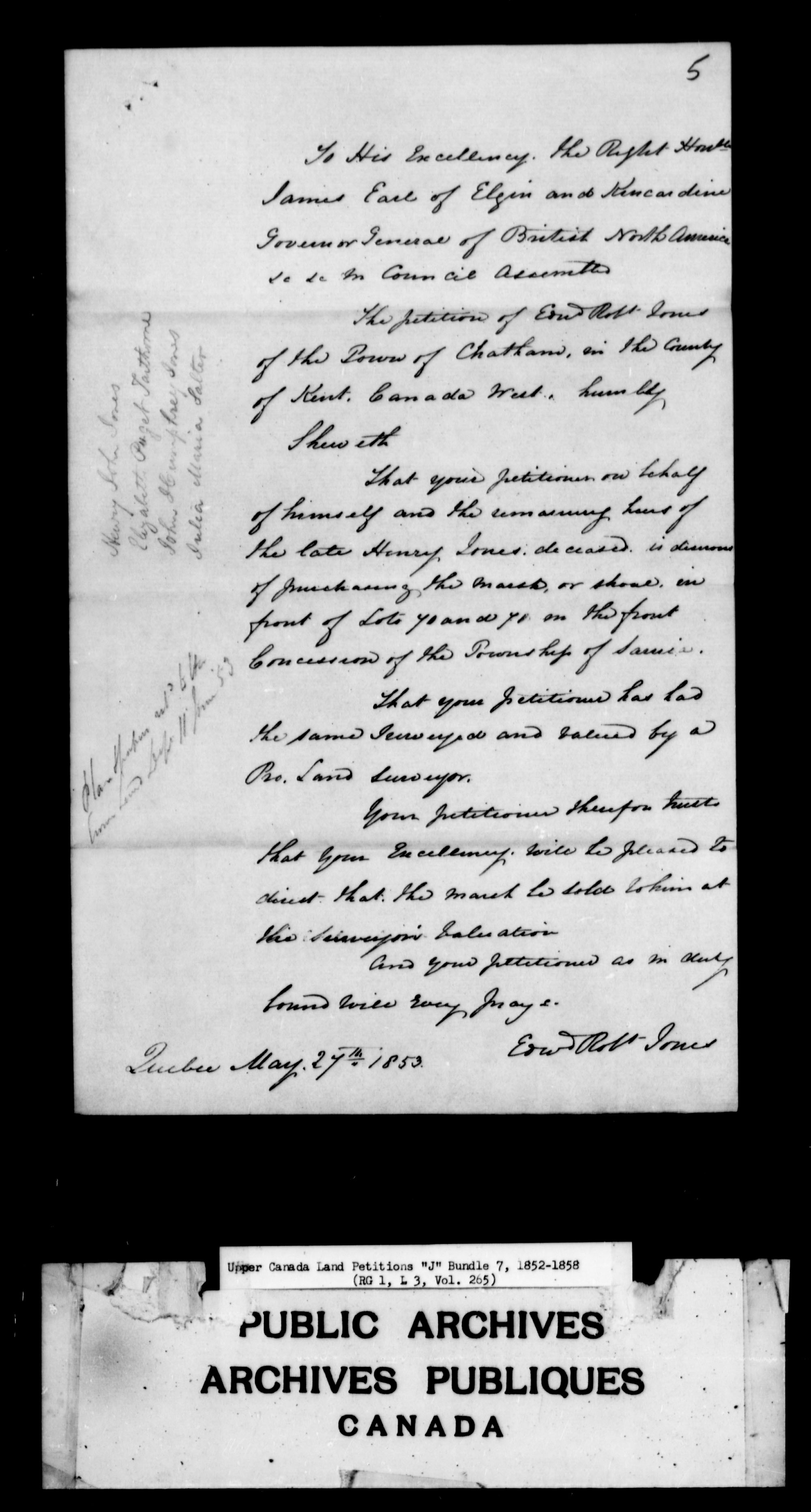Title: Upper Canada Land Petitions (1763-1865) - Mikan Number: 205131 - Microform: c-2114