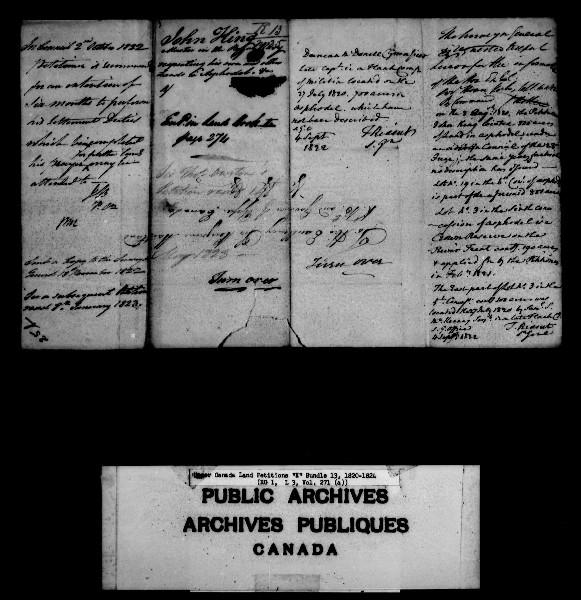 Title: Upper Canada Land Petitions (1763-1865) - Mikan Number: 205131 - Microform: c-2118