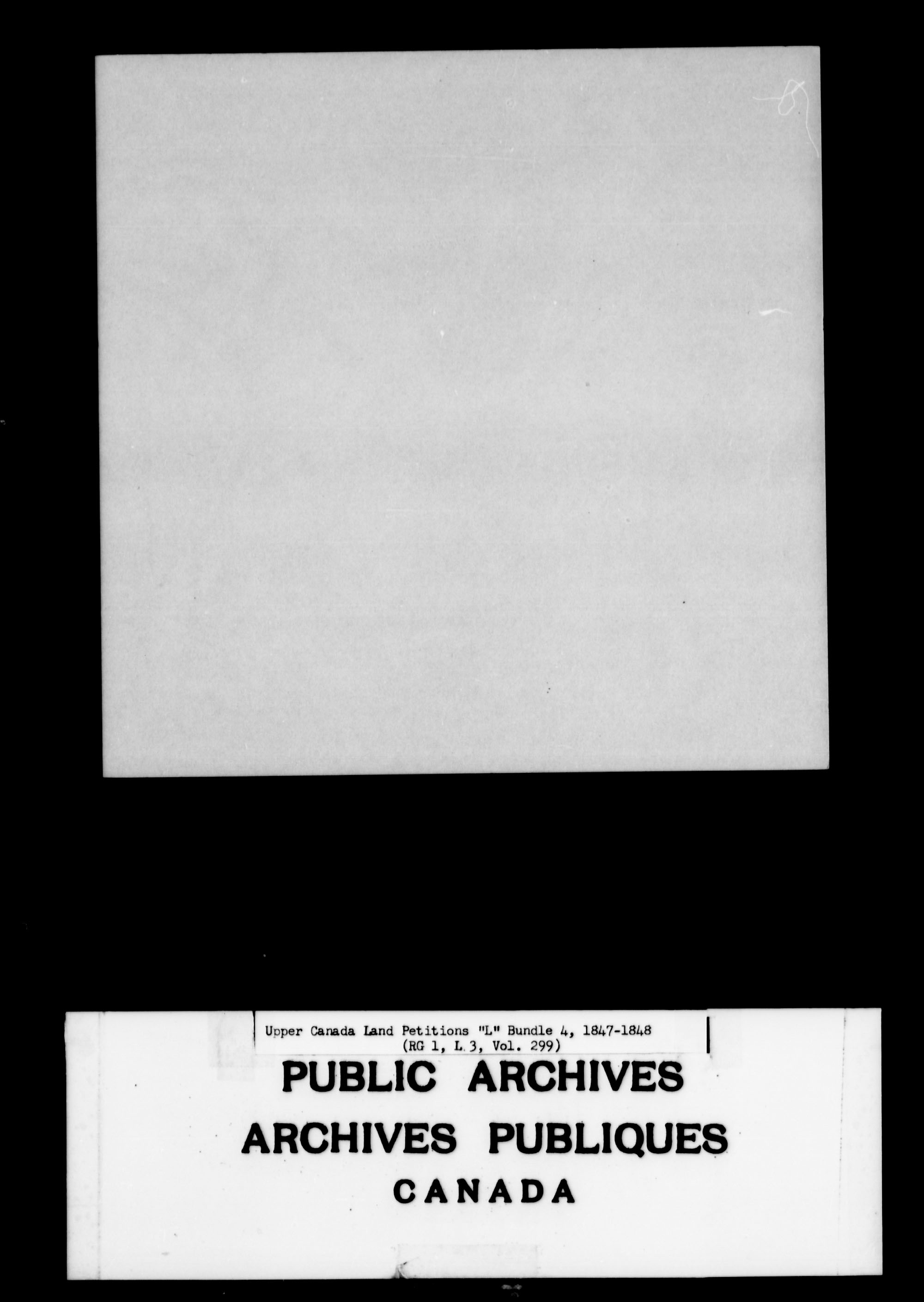 Title: Upper Canada Land Petitions (1763-1865) - Mikan Number: 205131 - Microform: c-2134