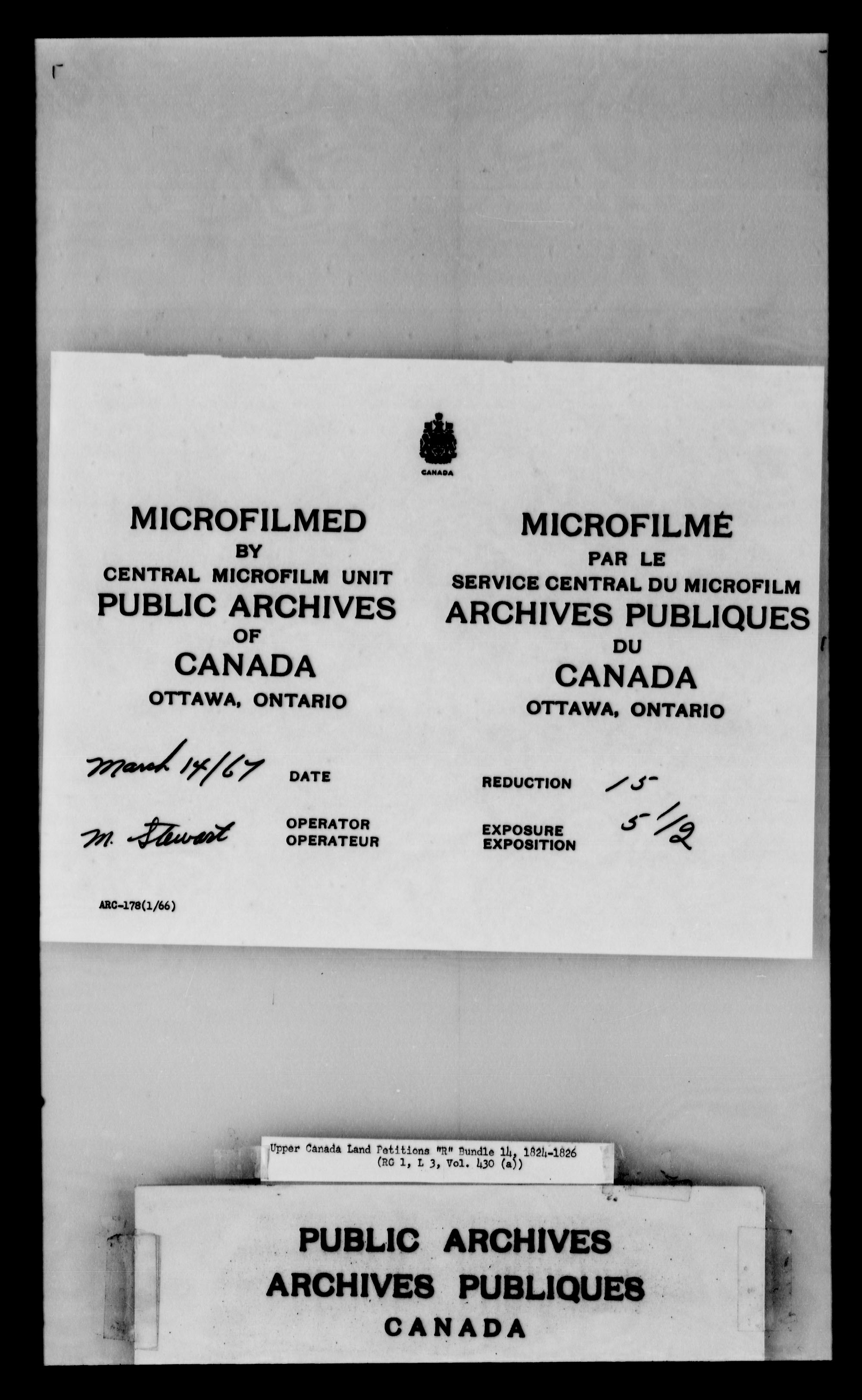 Titre : Demandes de terres du Haut-Canada (1763-1865) - N d'enregistrement Mikan : 205131 - Microforme : c-2745