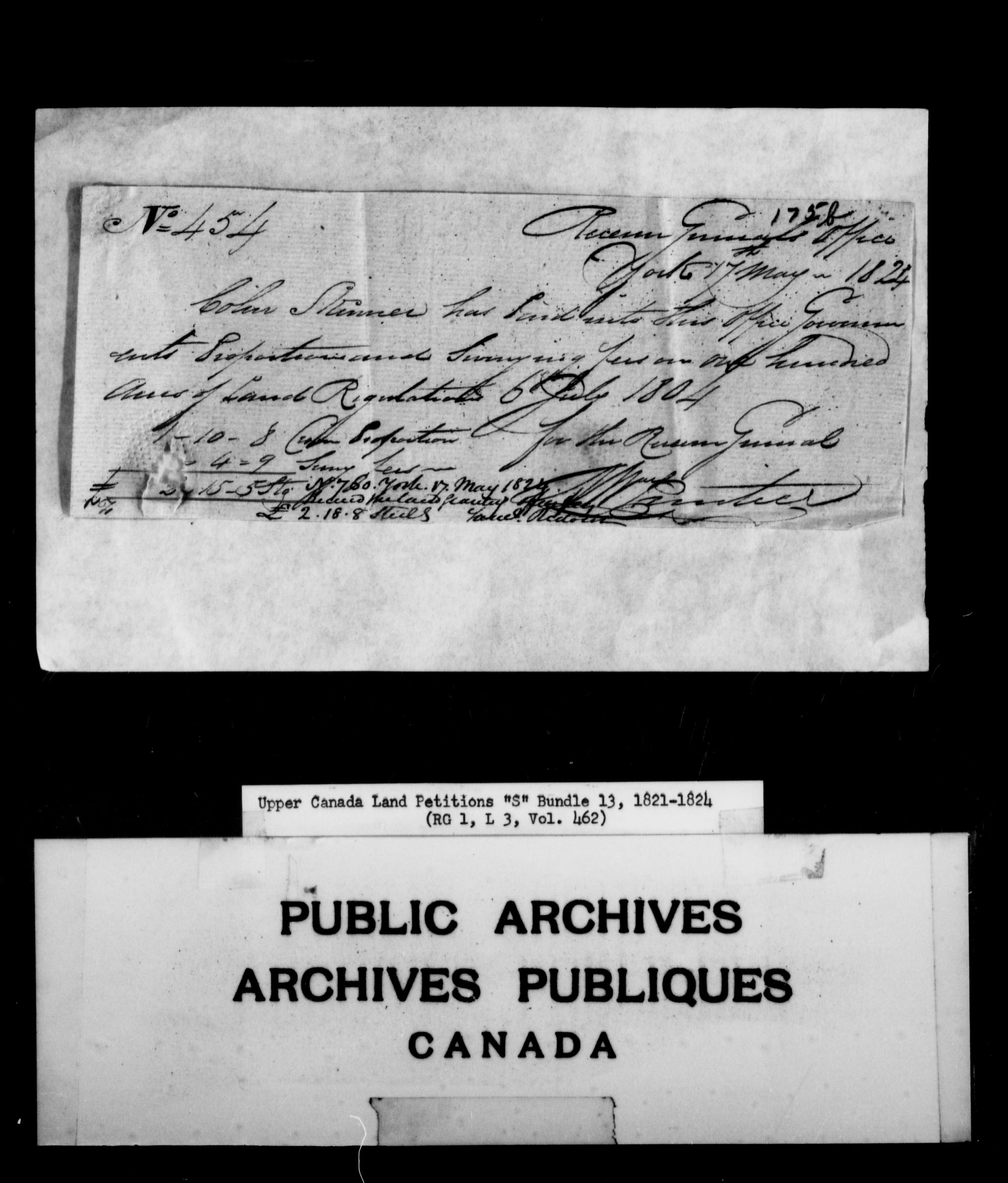 Title: Upper Canada Land Petitions (1763-1865) - Mikan Number: 205131 - Microform: c-2814
