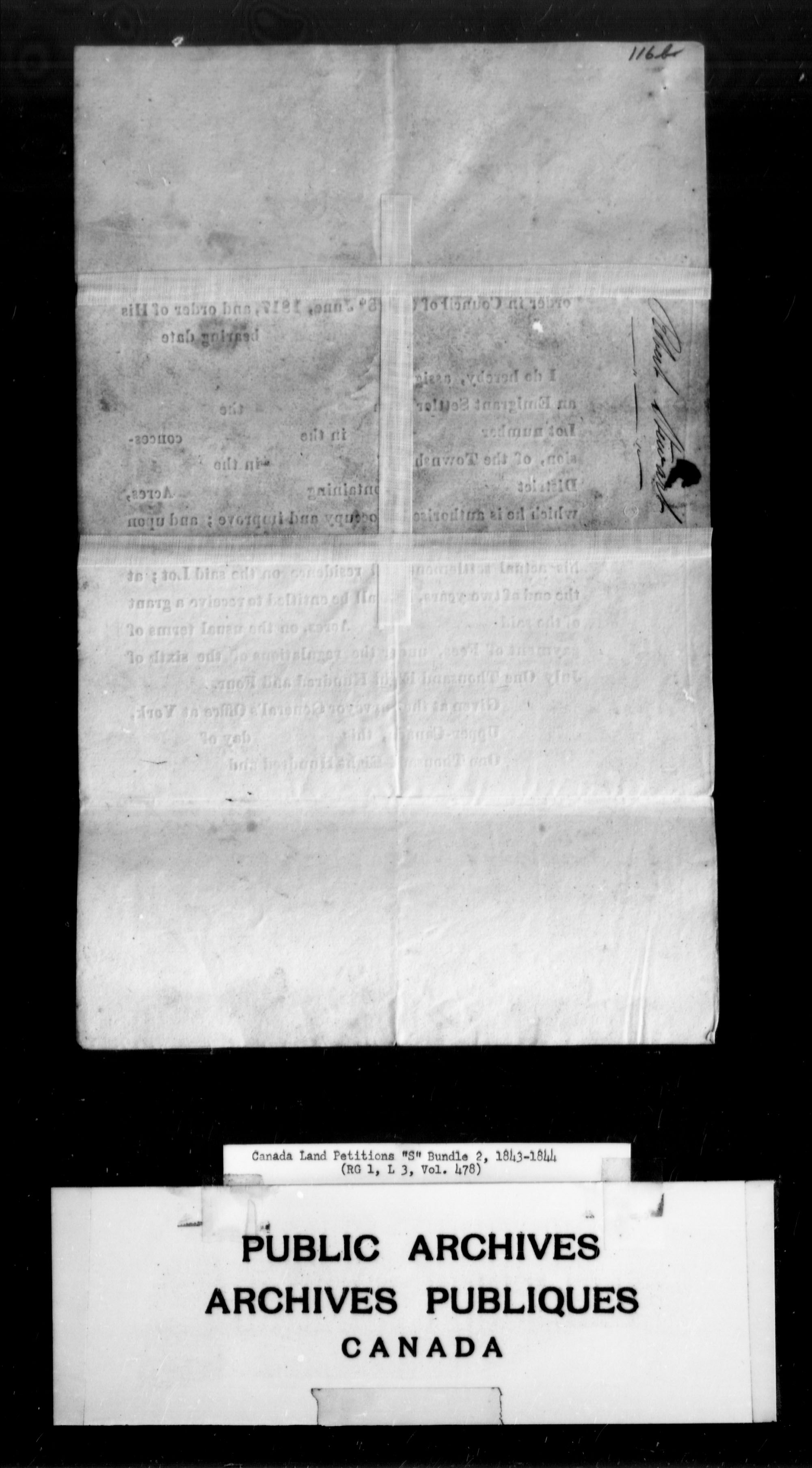 Title: Upper Canada Land Petitions (1763-1865) - Mikan Number: 205131 - Microform: c-2822