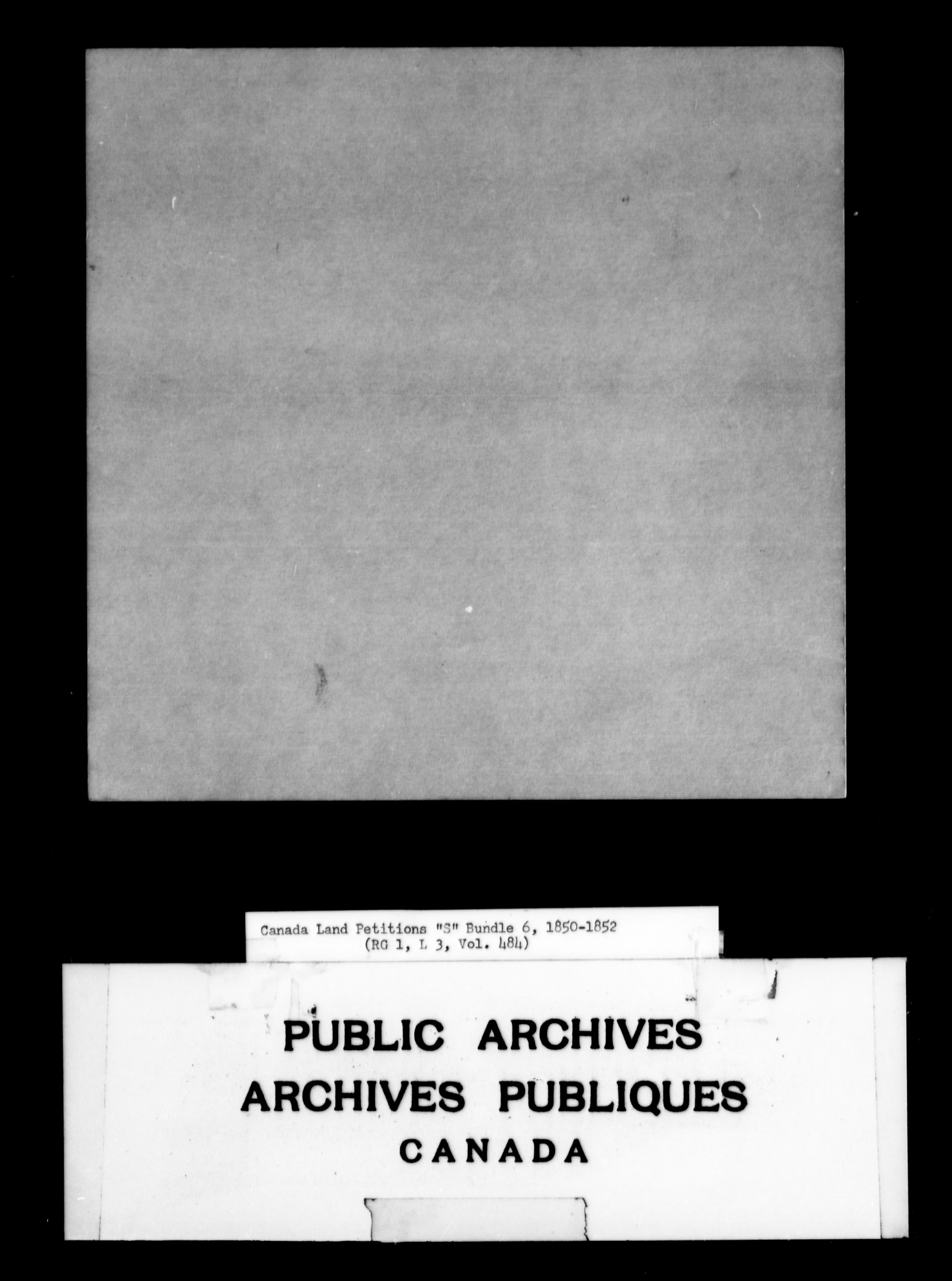 Titre : Demandes de terres du Haut-Canada (1763-1865) - N d'enregistrement Mikan : 205131 - Microforme : c-2827