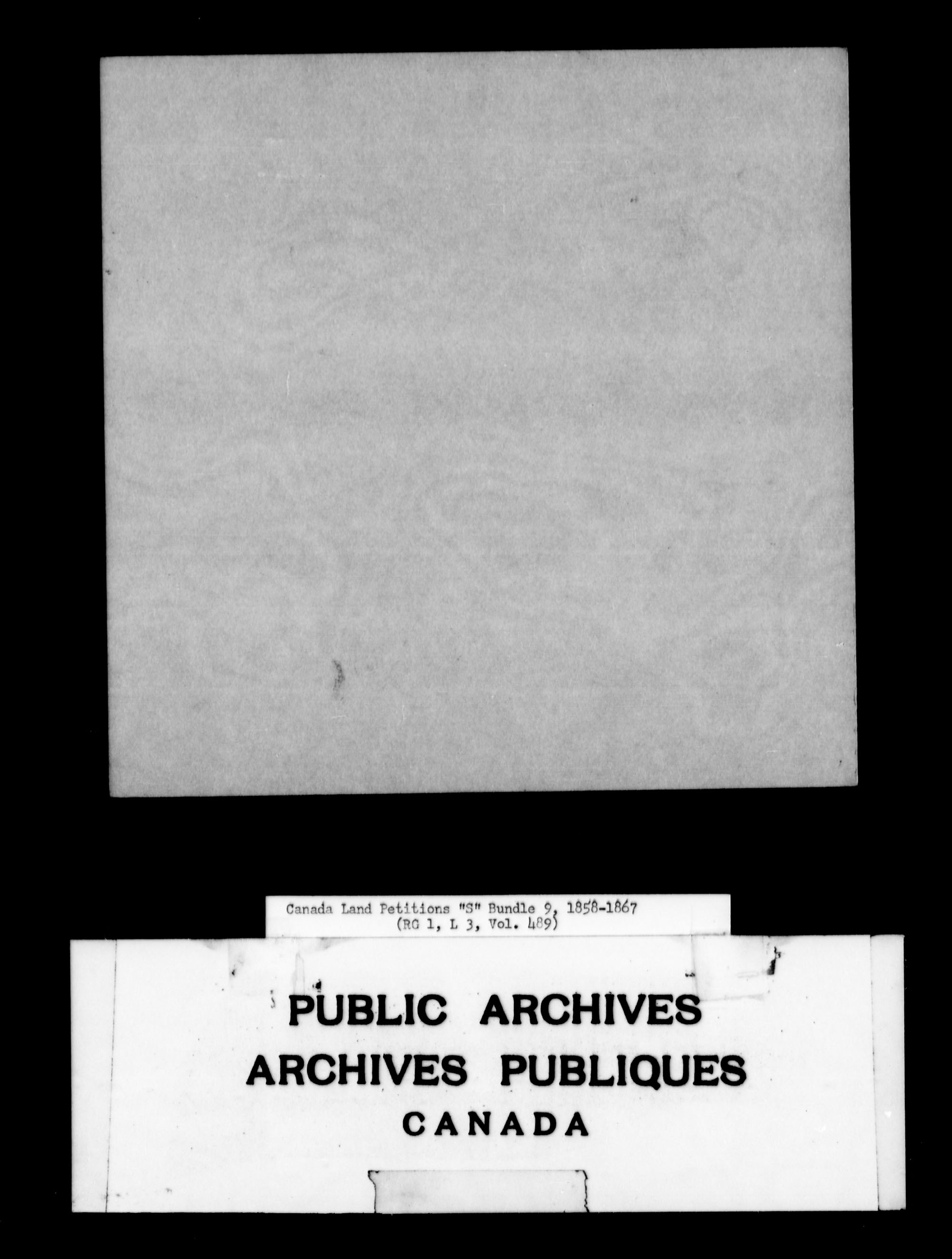 Titre : Demandes de terres du Haut-Canada (1763-1865) - N d'enregistrement Mikan : 205131 - Microforme : c-2830