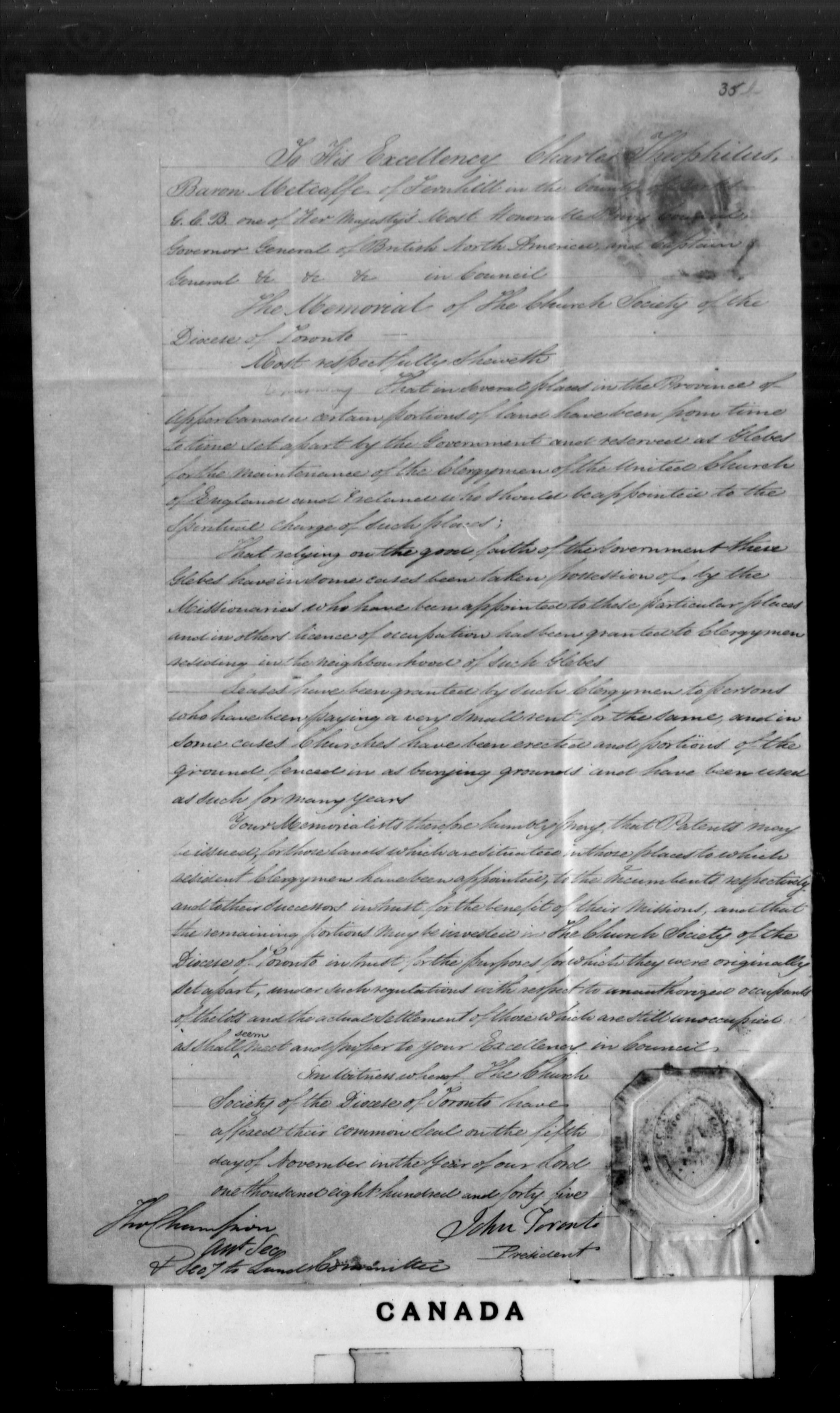 Title: Upper Canada Land Petitions (1763-1865) - Mikan Number: 205131 - Microform: c-2839