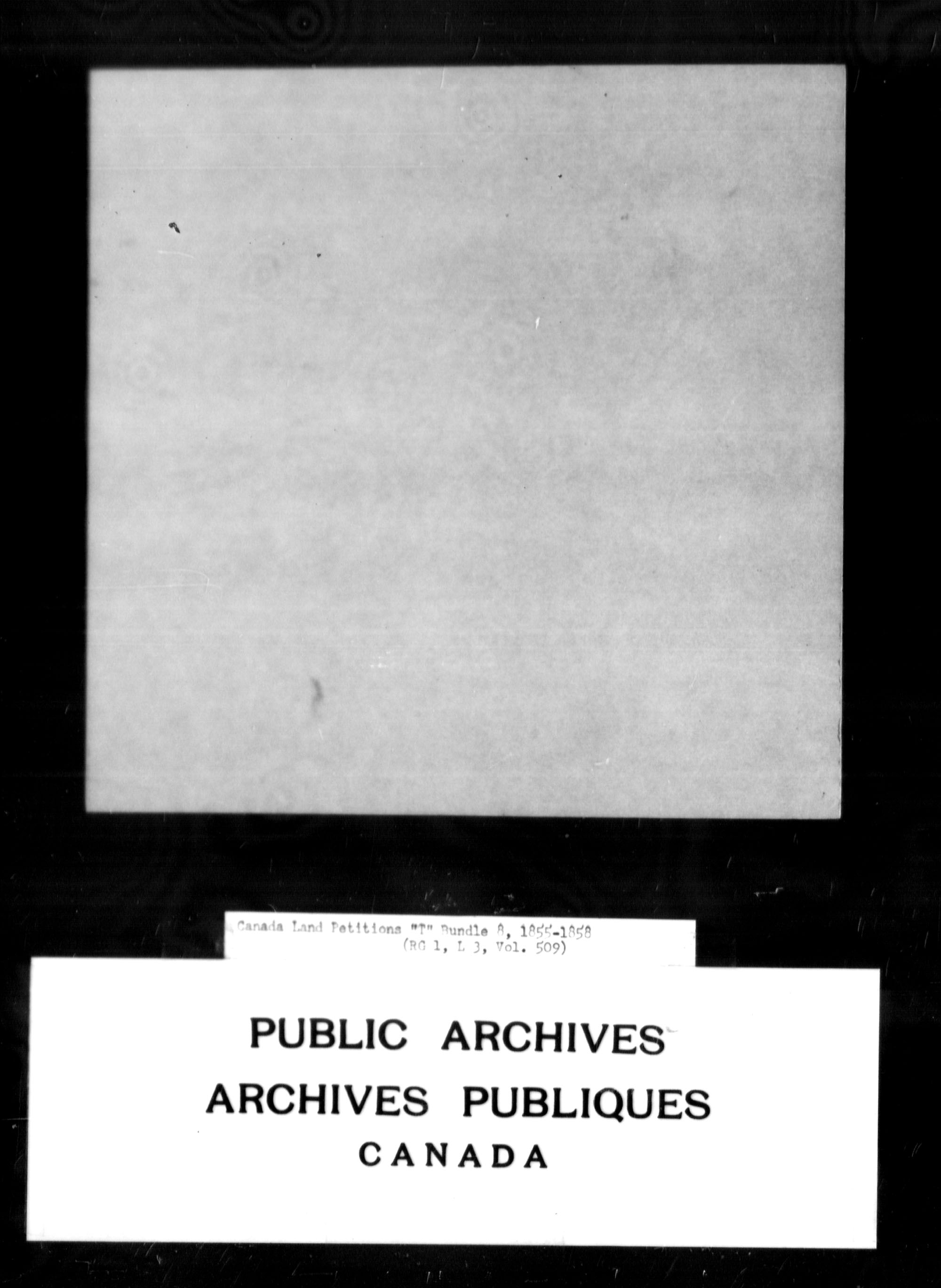 Titre : Demandes de terres du Haut-Canada (1763-1865) - N d'enregistrement Mikan : 205131 - Microforme : c-2841