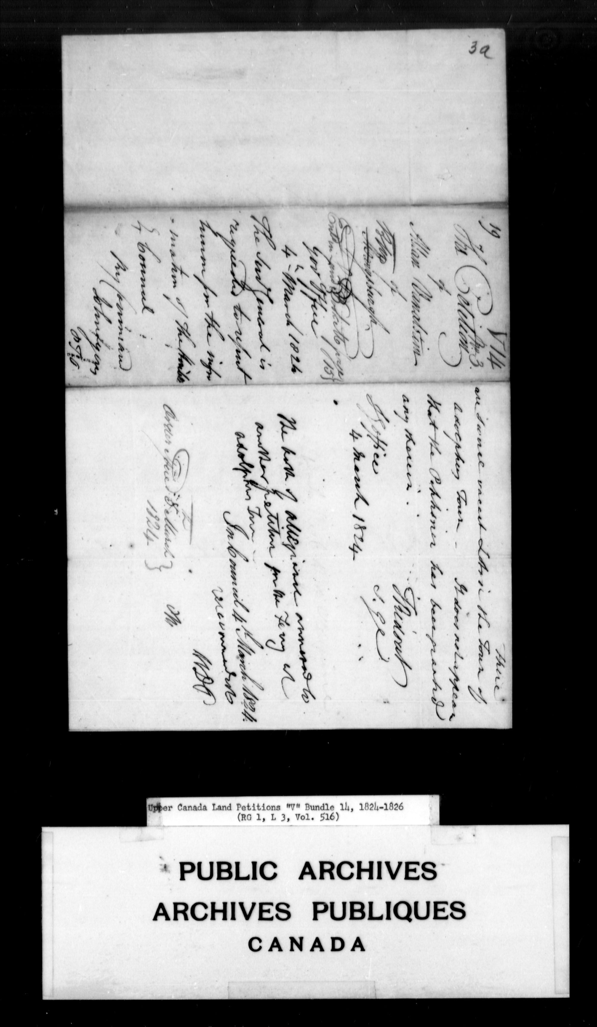 Title: Upper Canada Land Petitions (1763-1865) - Mikan Number: 205131 - Microform: c-2948