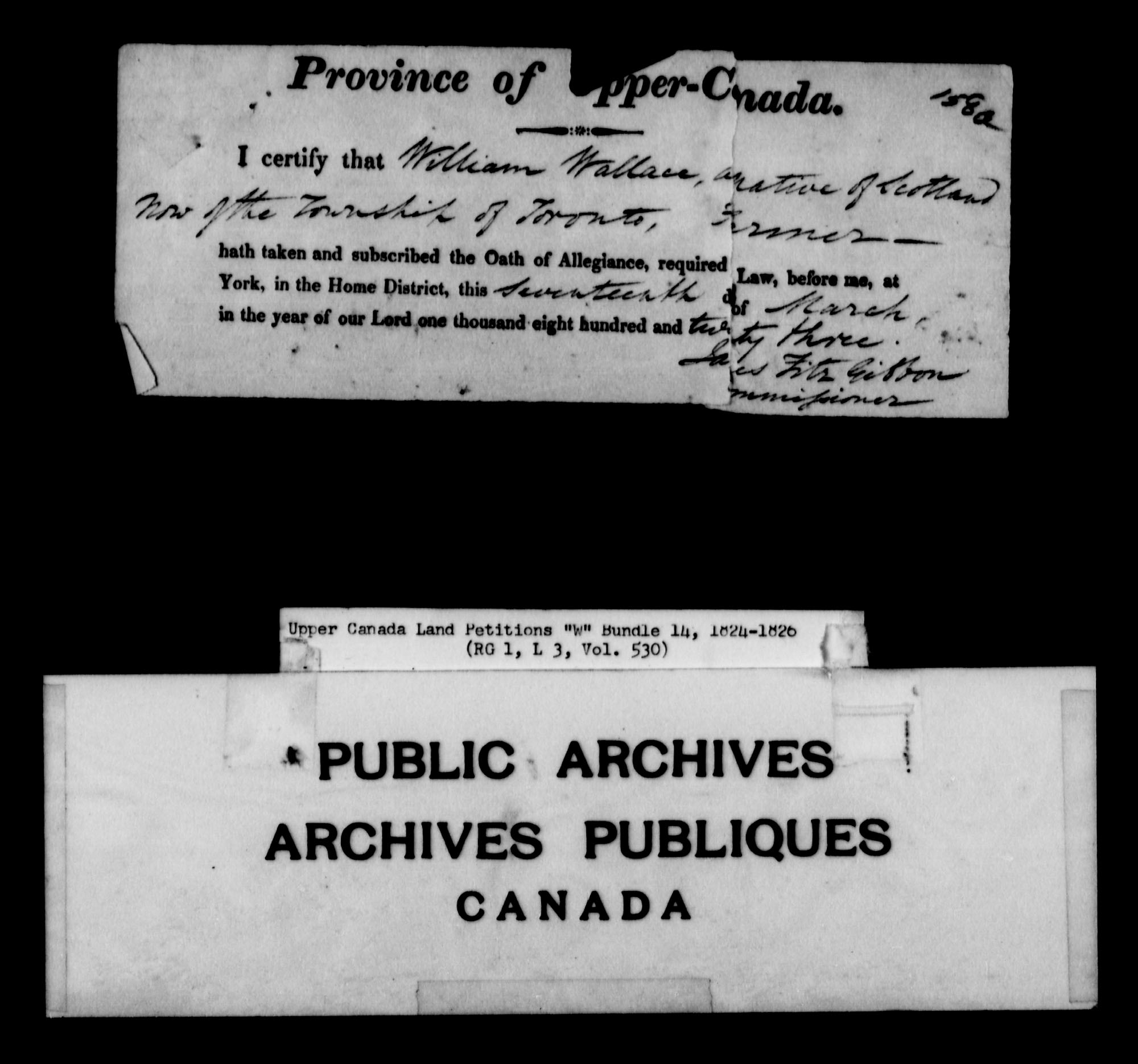 Title: Upper Canada Land Petitions (1763-1865) - Mikan Number: 205131 - Microform: c-2956