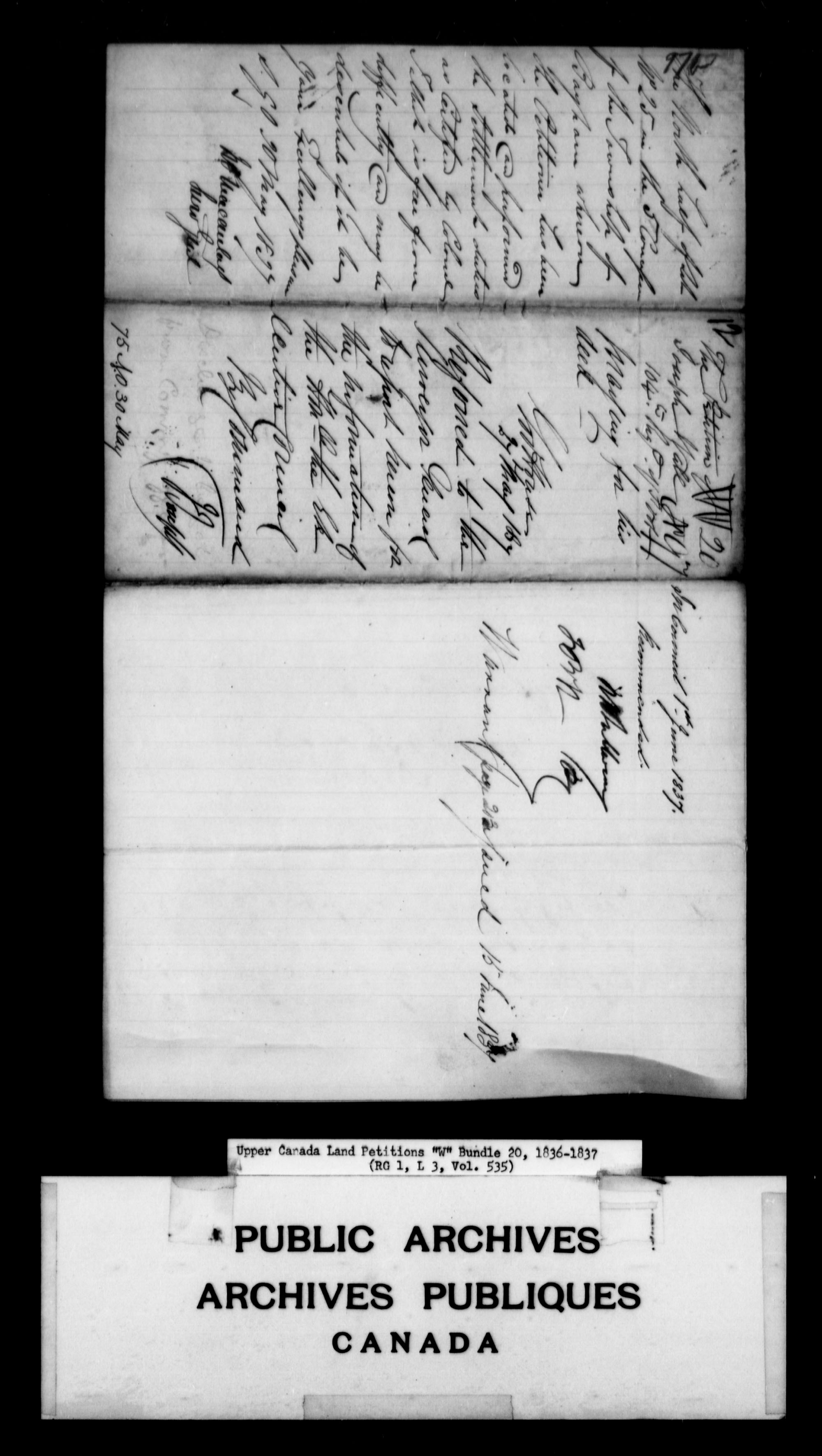 Title: Upper Canada Land Petitions (1763-1865) - Mikan Number: 205131 - Microform: c-2959