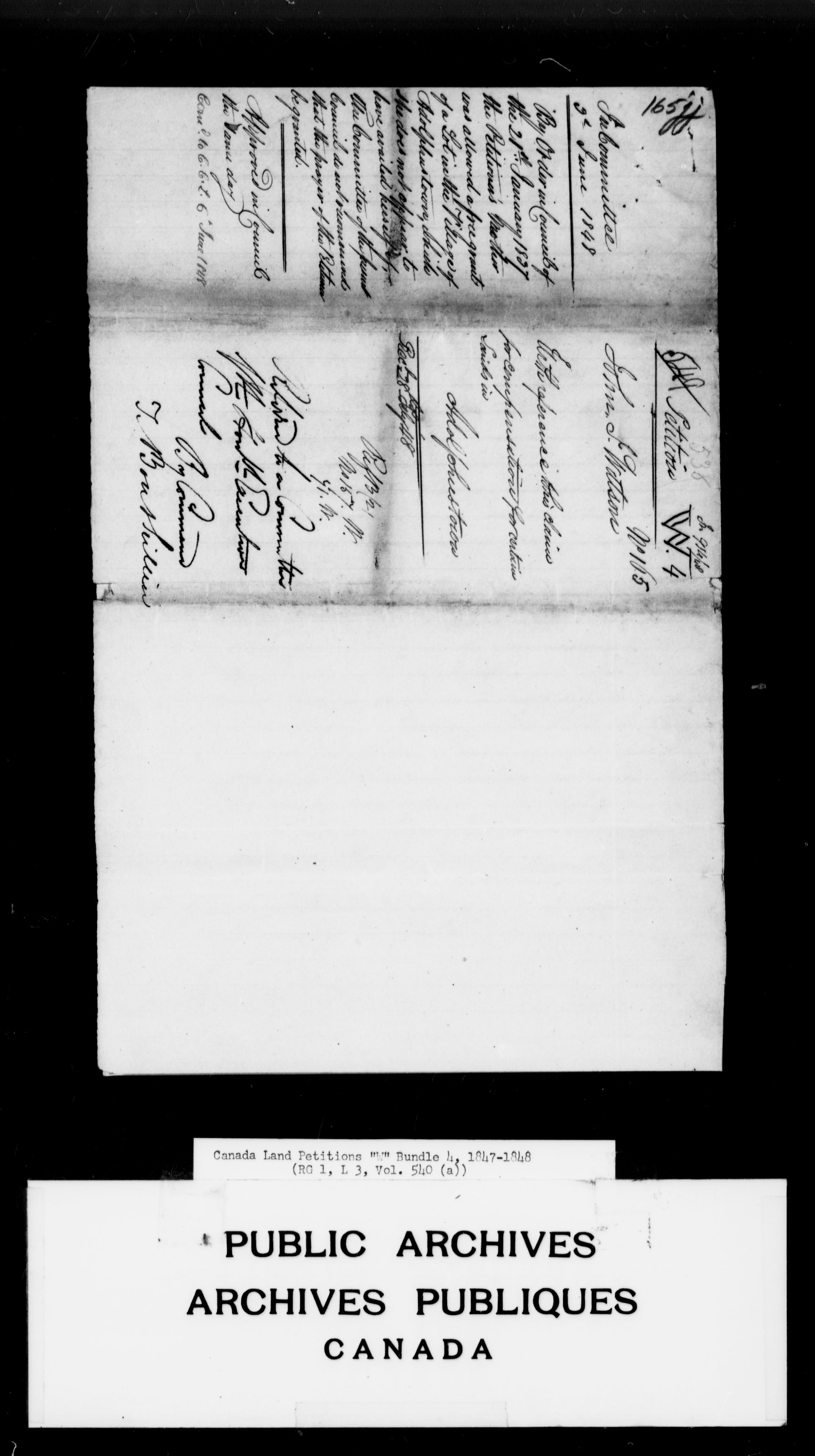 Titre : Demandes de terres du Haut-Canada (1763-1865) - N d'enregistrement Mikan : 205131 - Microforme : c-2963